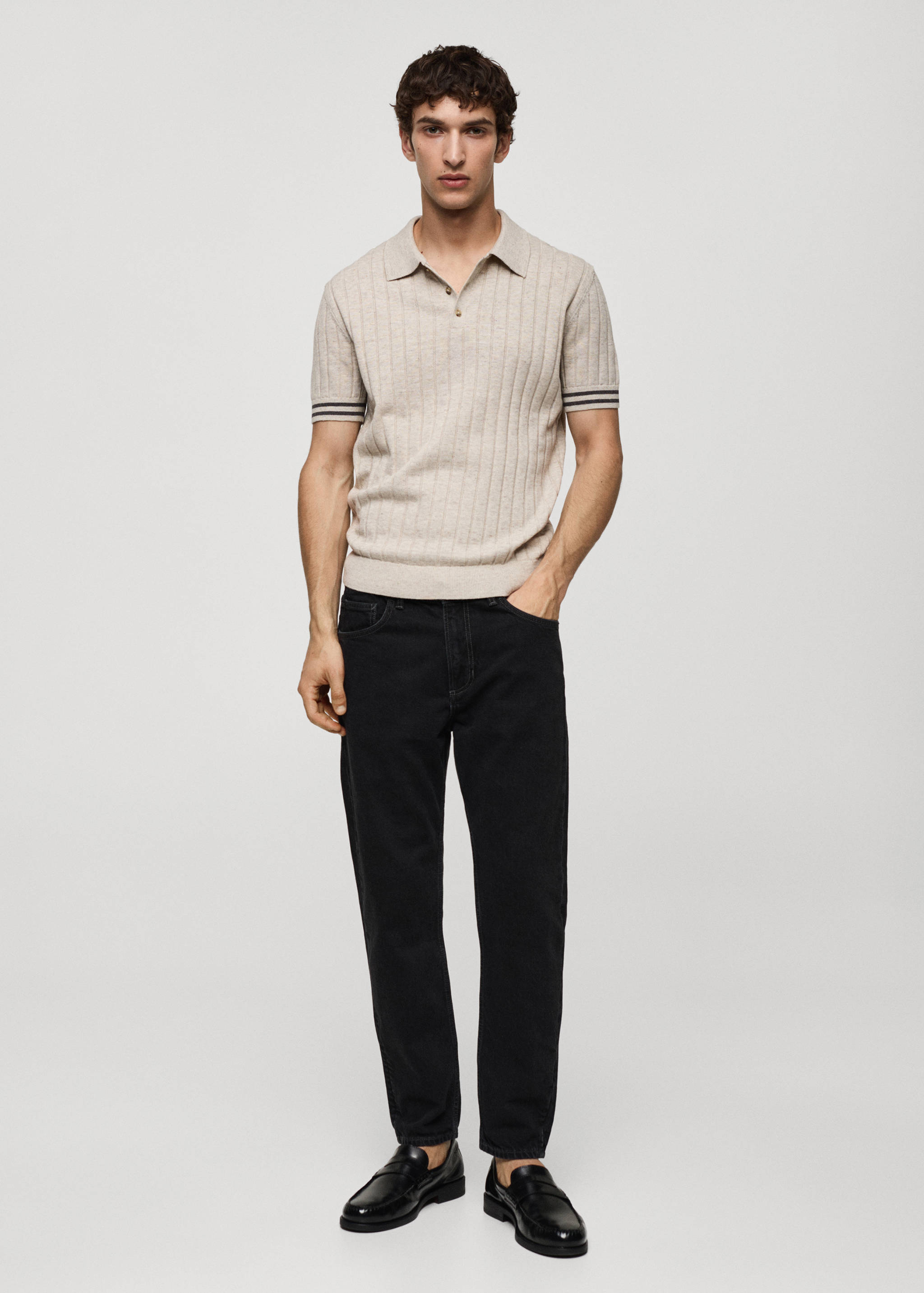 Jean tapered-fit - Plan général