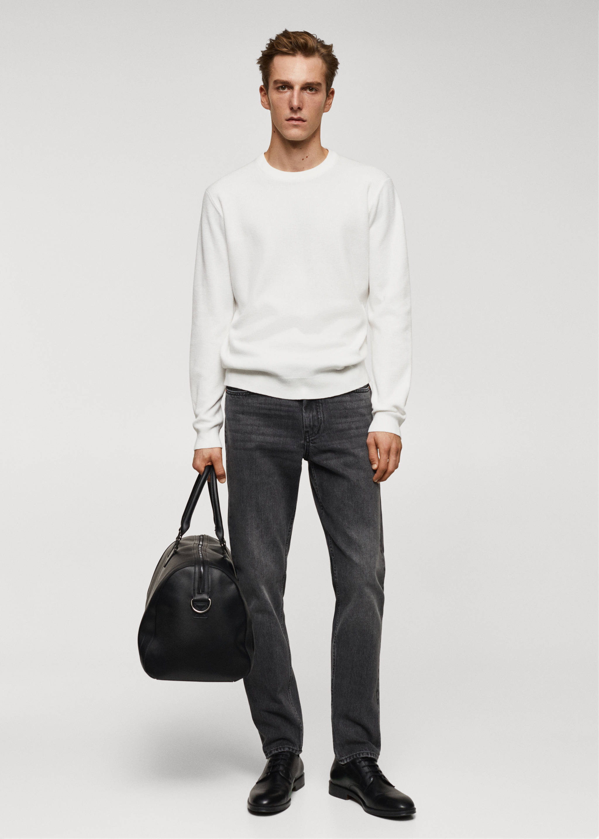 Pull-over coton structuré - Plan général