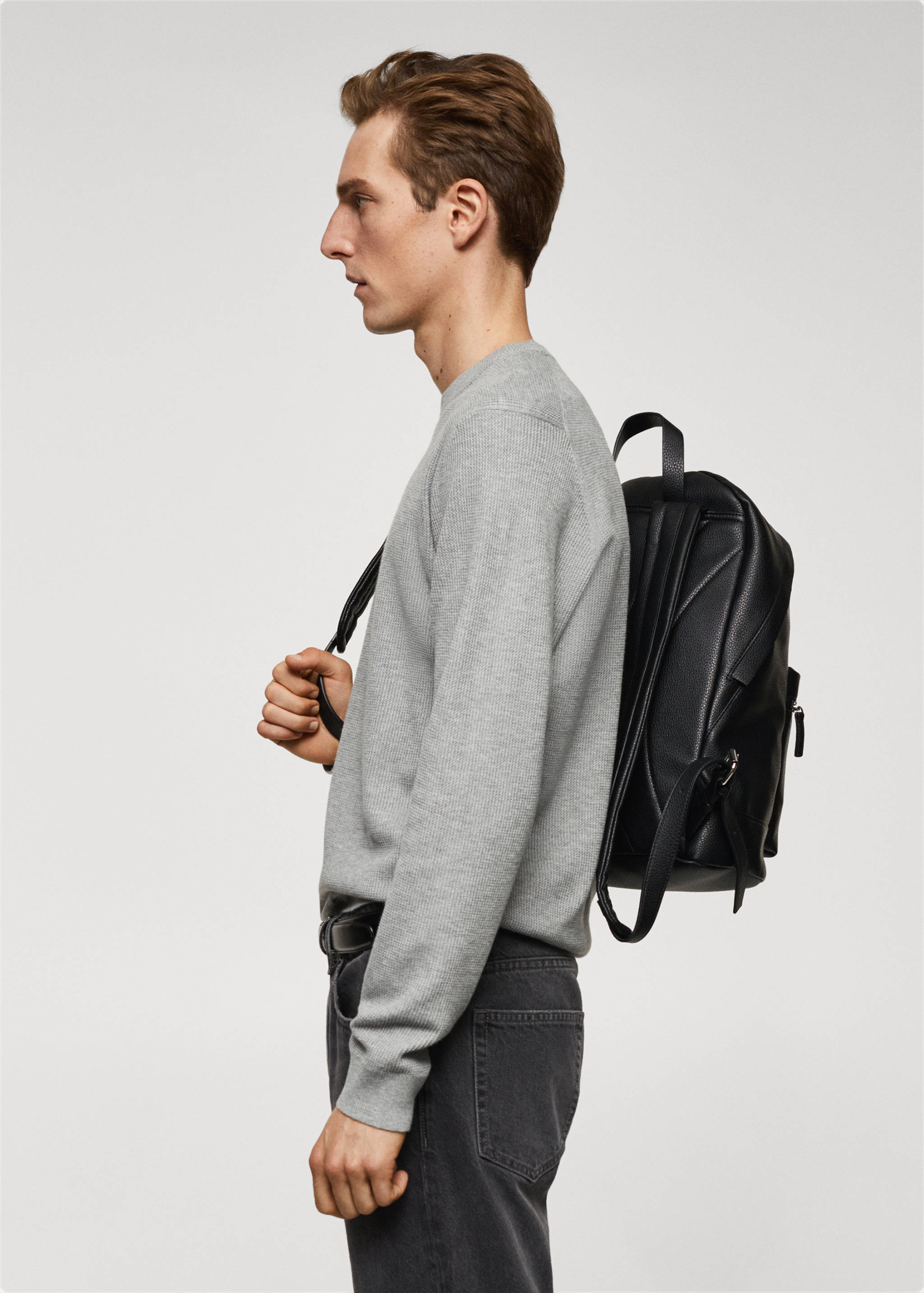 كنزة قطنية منتظمة - تفاصيل المنتج 2