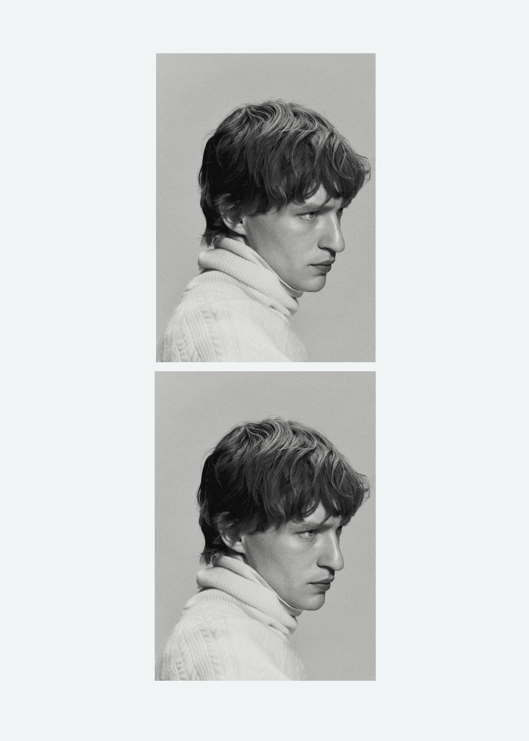 缠绕高领毛衣 - null