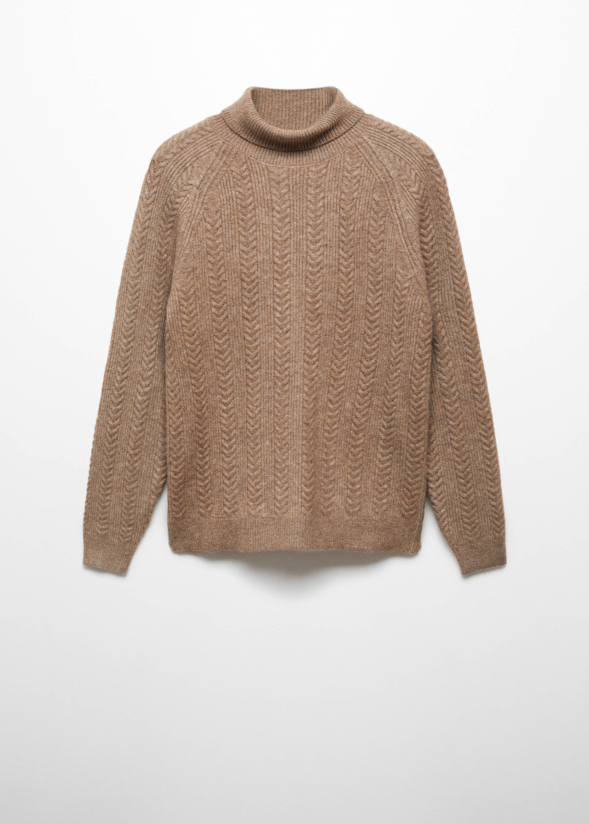 缠绕高领毛衣 - null