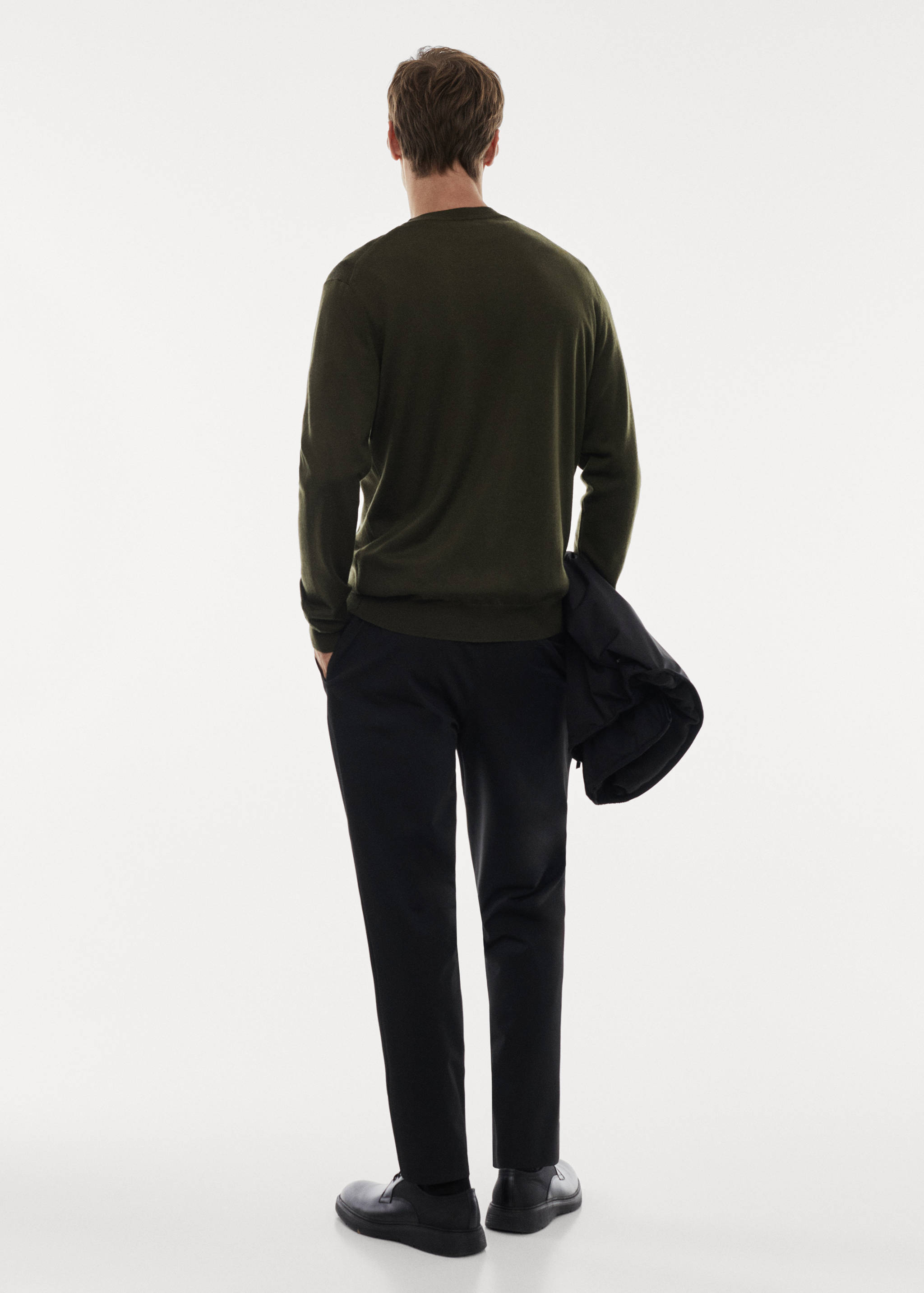 Jersey lana merino lavable - Reverso del artículo