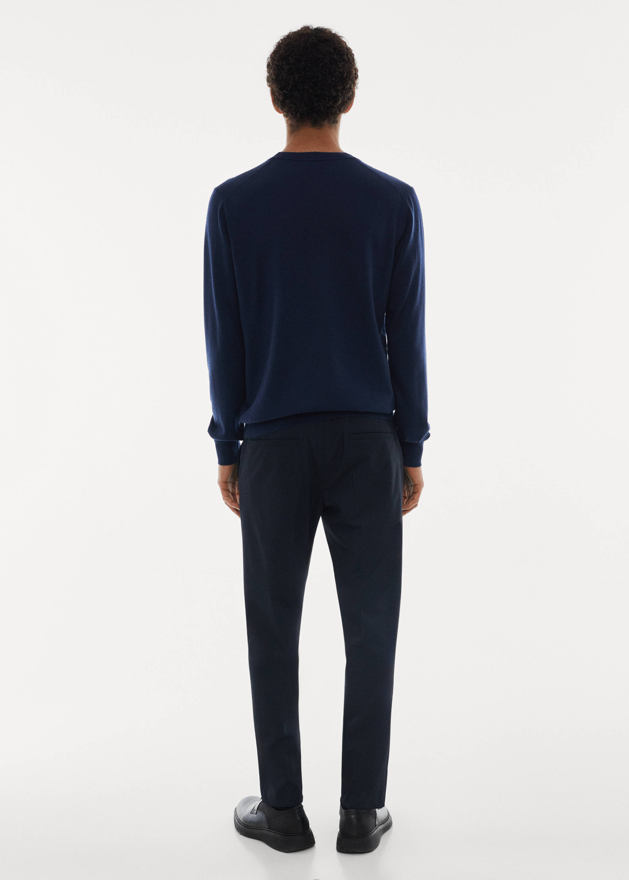 Jersey lana merino lavable - Reverso del artículo