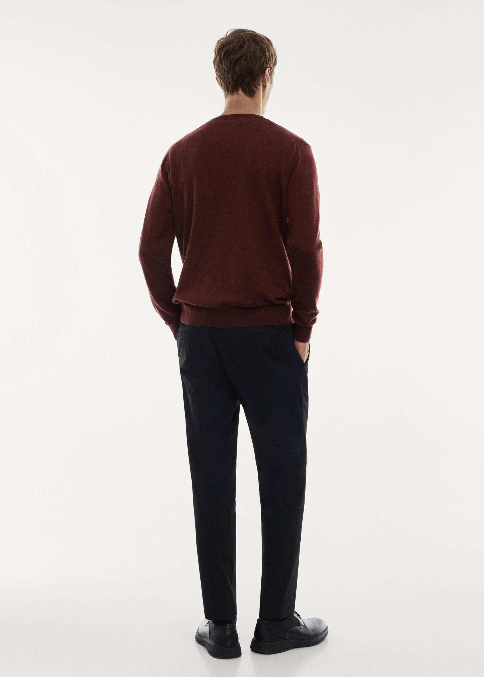 Jersey lana merino lavable - Reverso del artículo