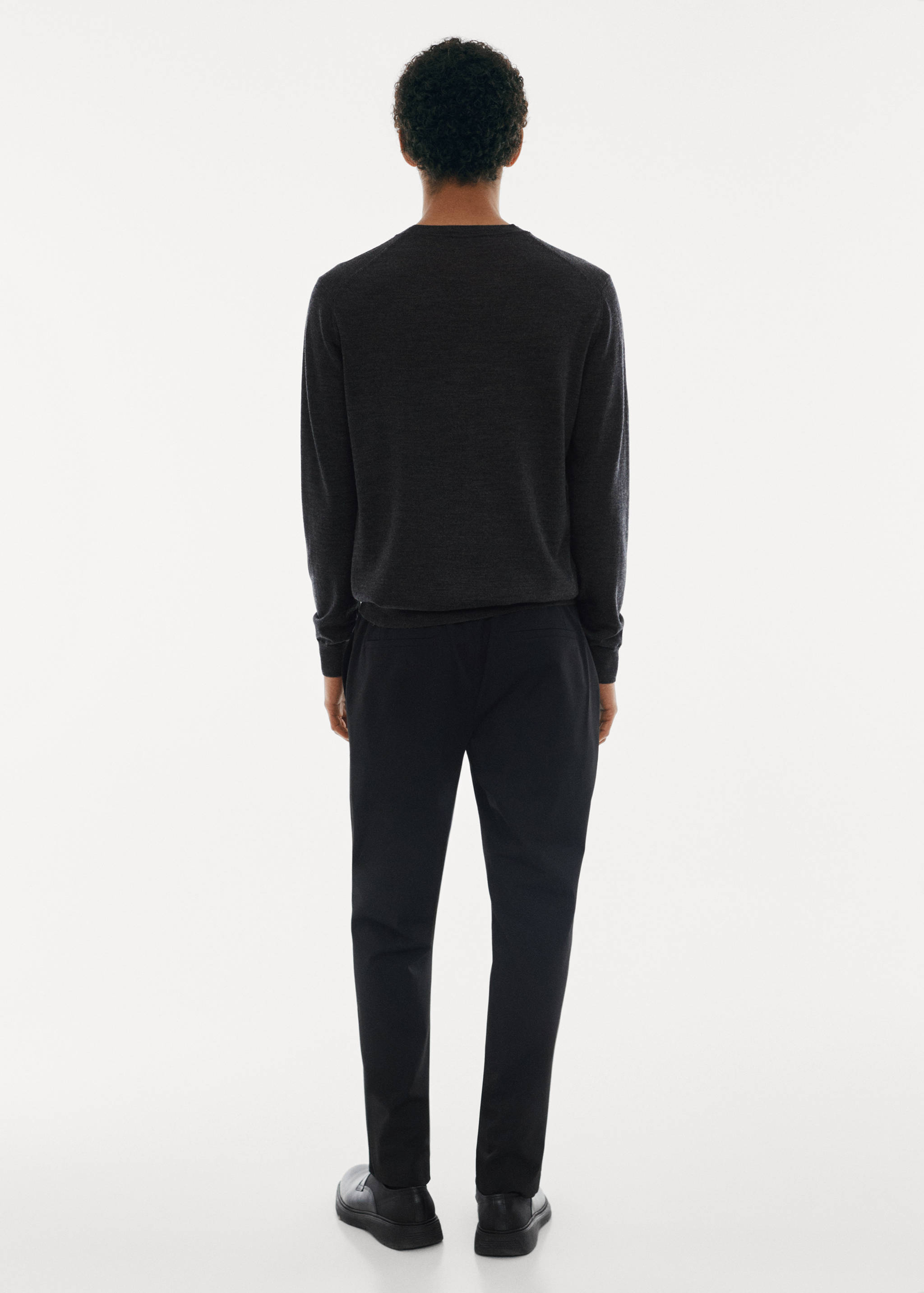 Jersey lana merino lavable - Reverso del artículo