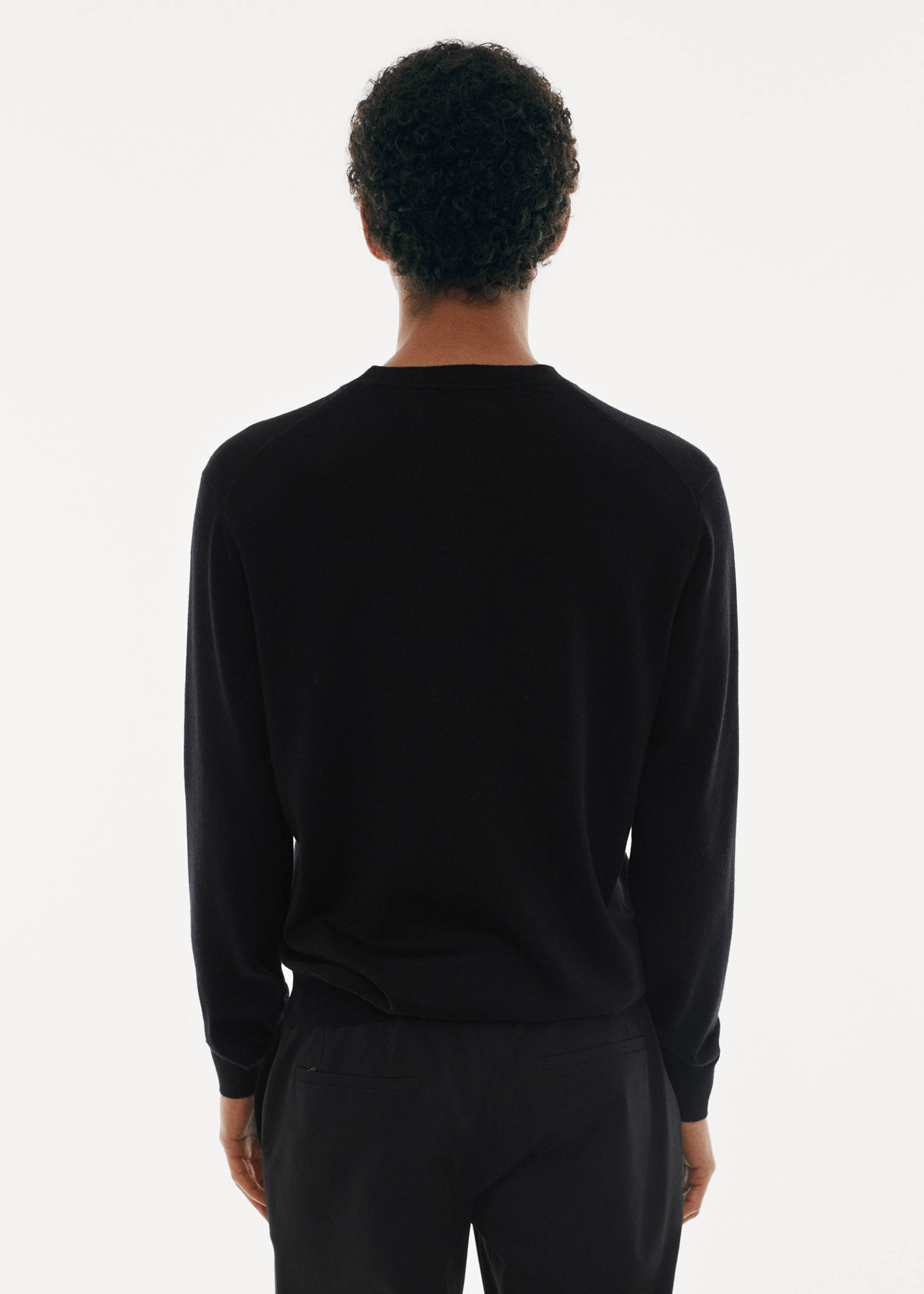 Jersey lana merino lavable - Reverso del artículo