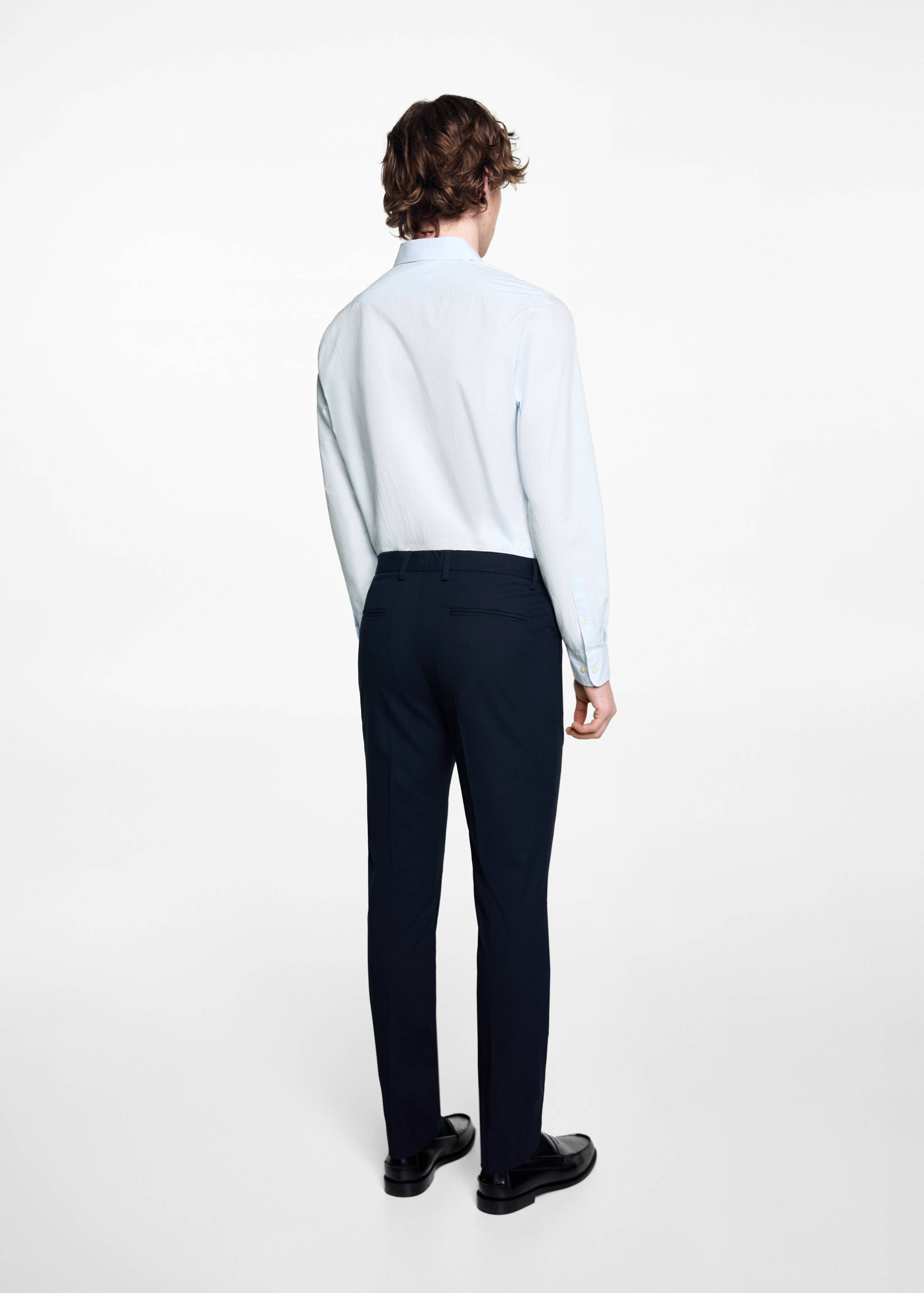 Slim fit suit trousers - Reverse of the article