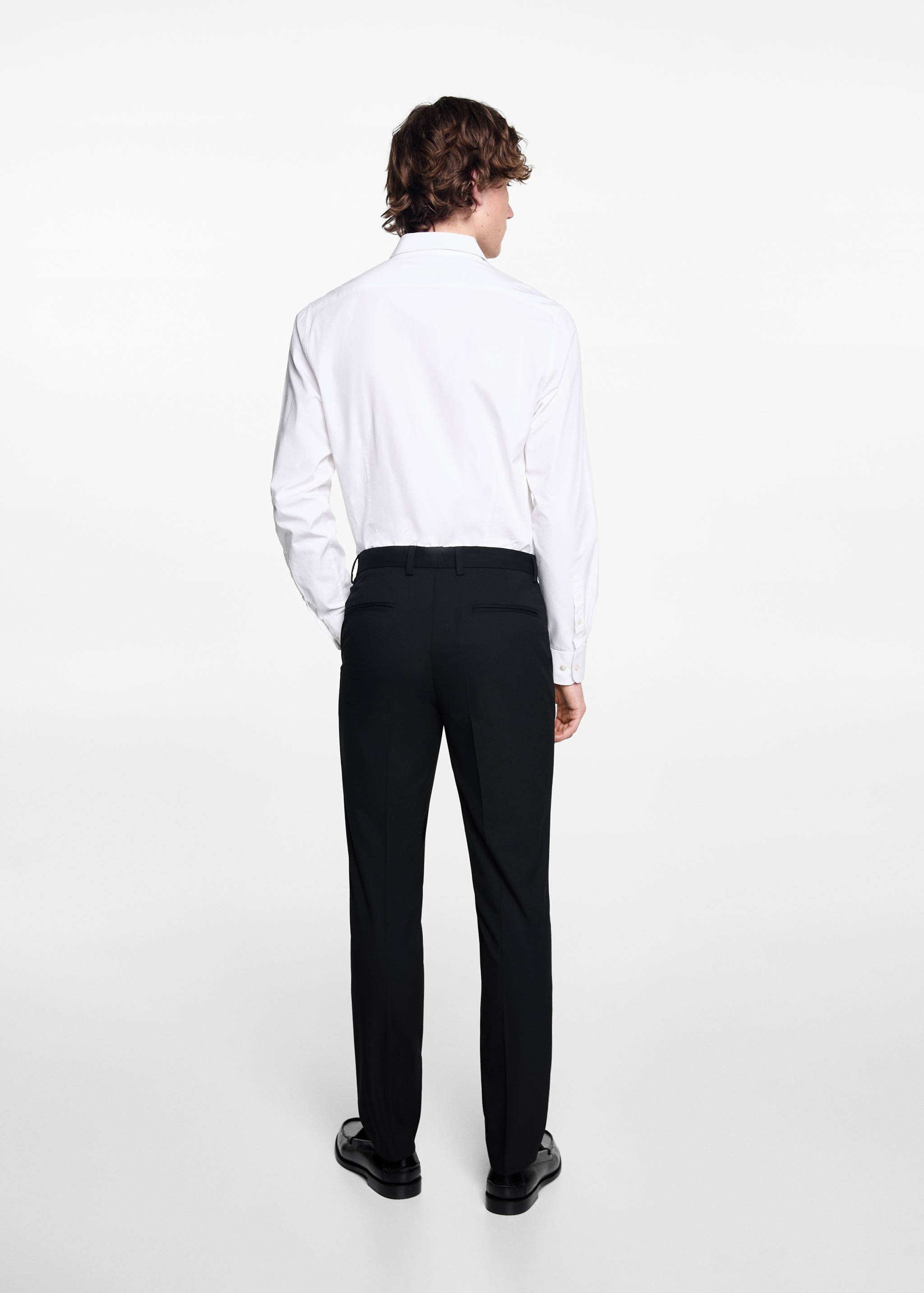 Slim fit suit trousers - Reverse of the article