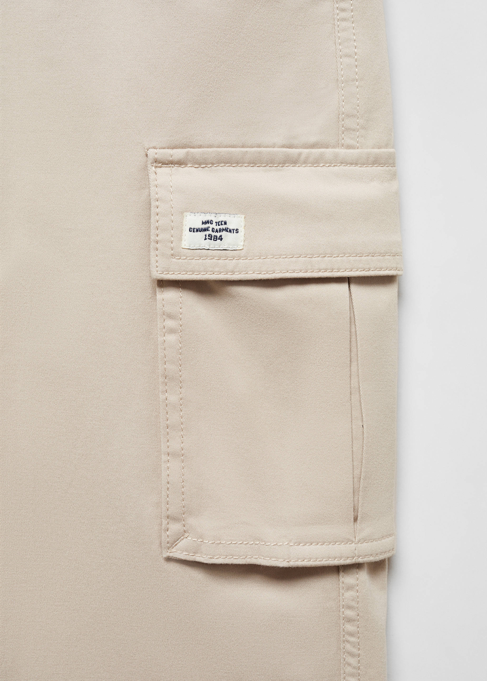 Cotton cargo trousers - Details of the article 8