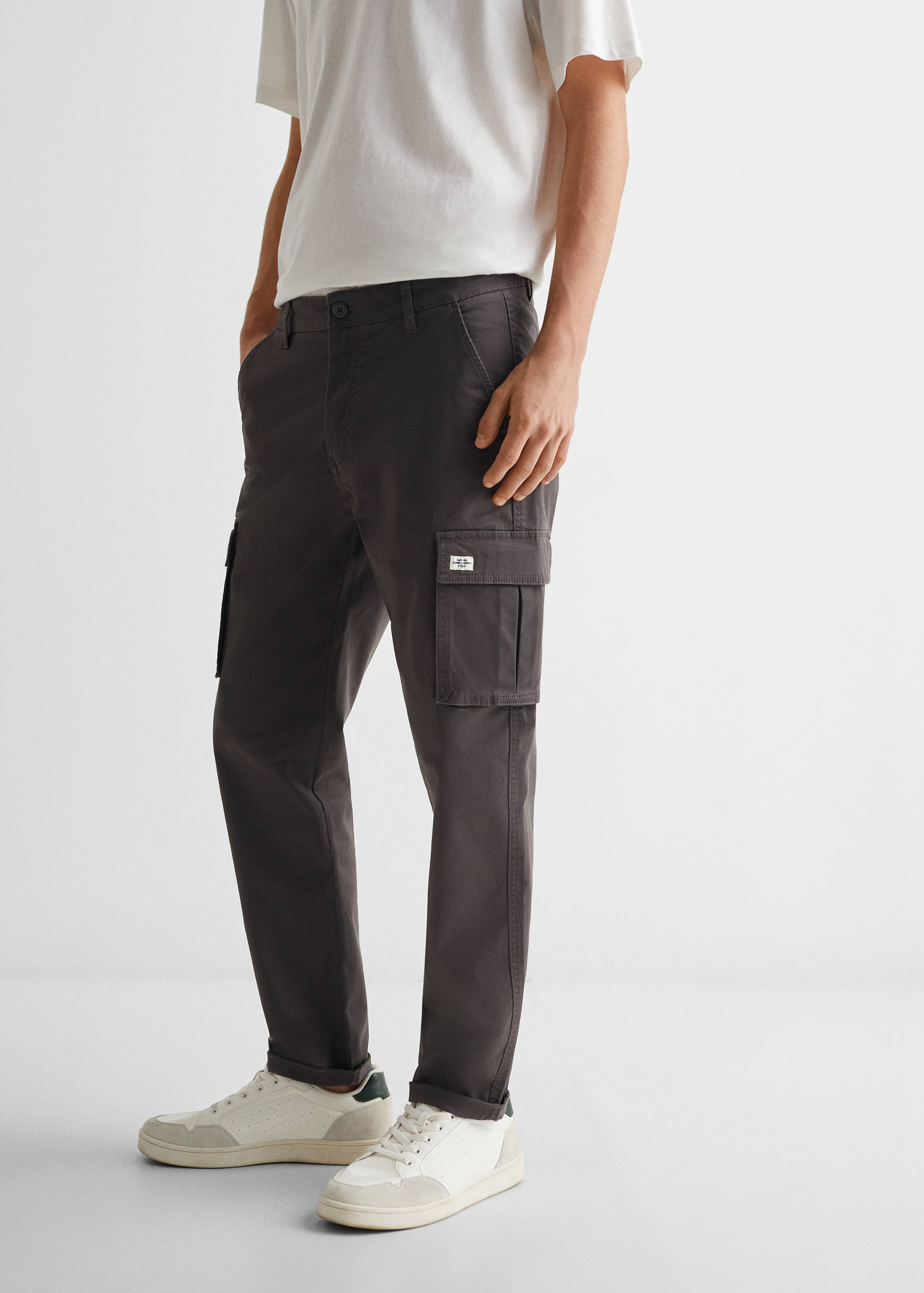 Cotton cargo trousers - Details of the article 6