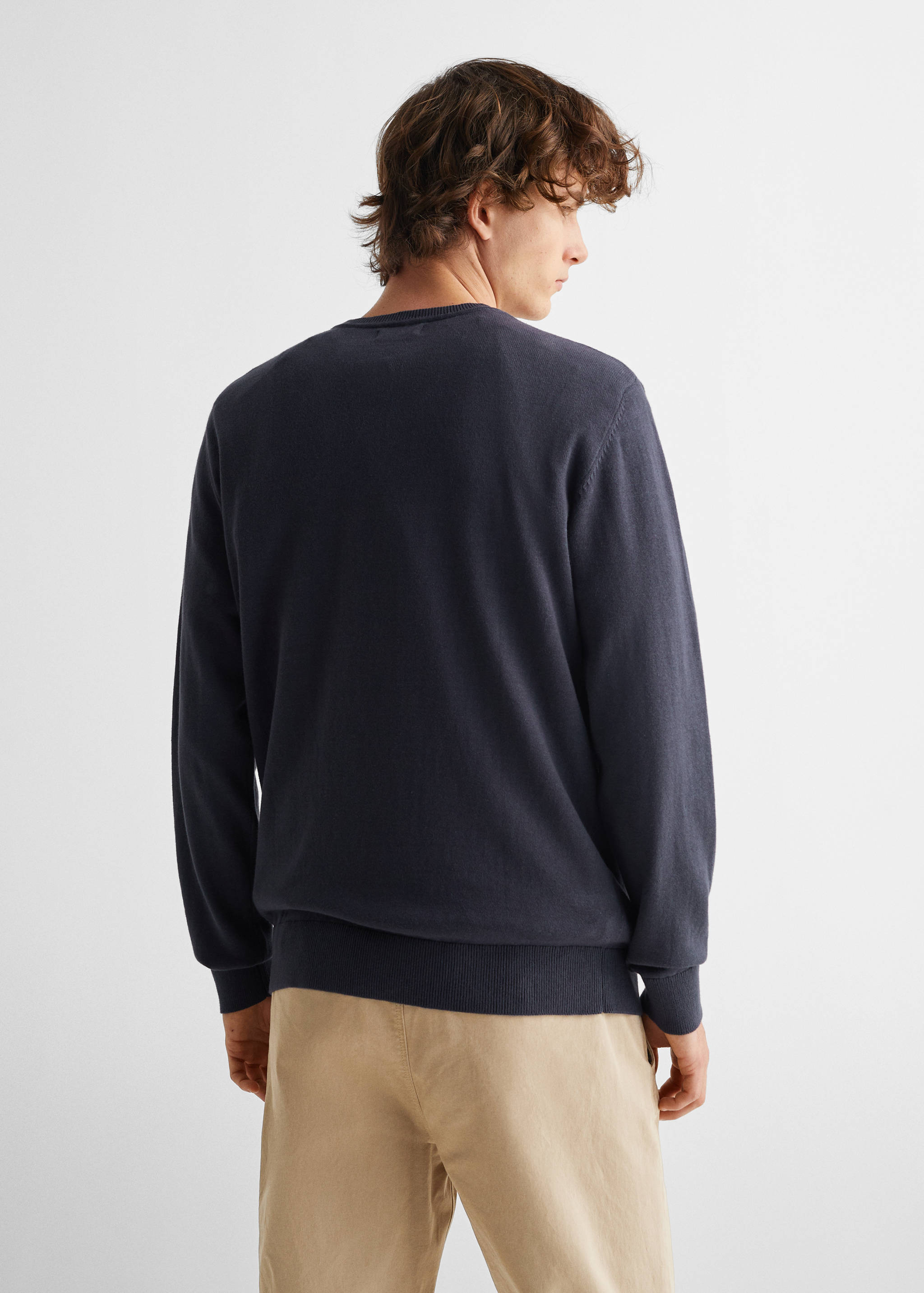 Jersey punto algodón - Reverso del artículo