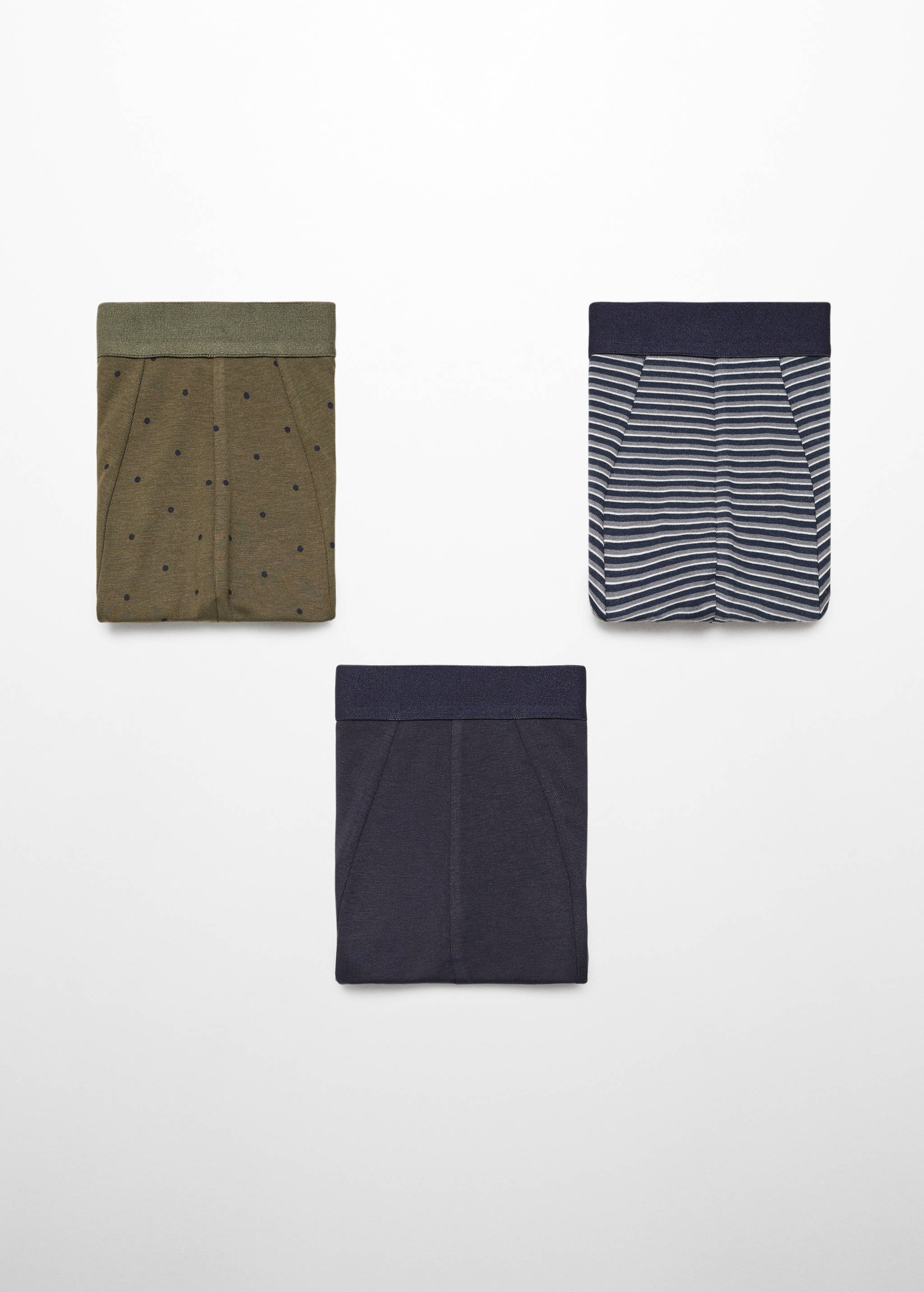 3-pack cotton boxers - Article without model