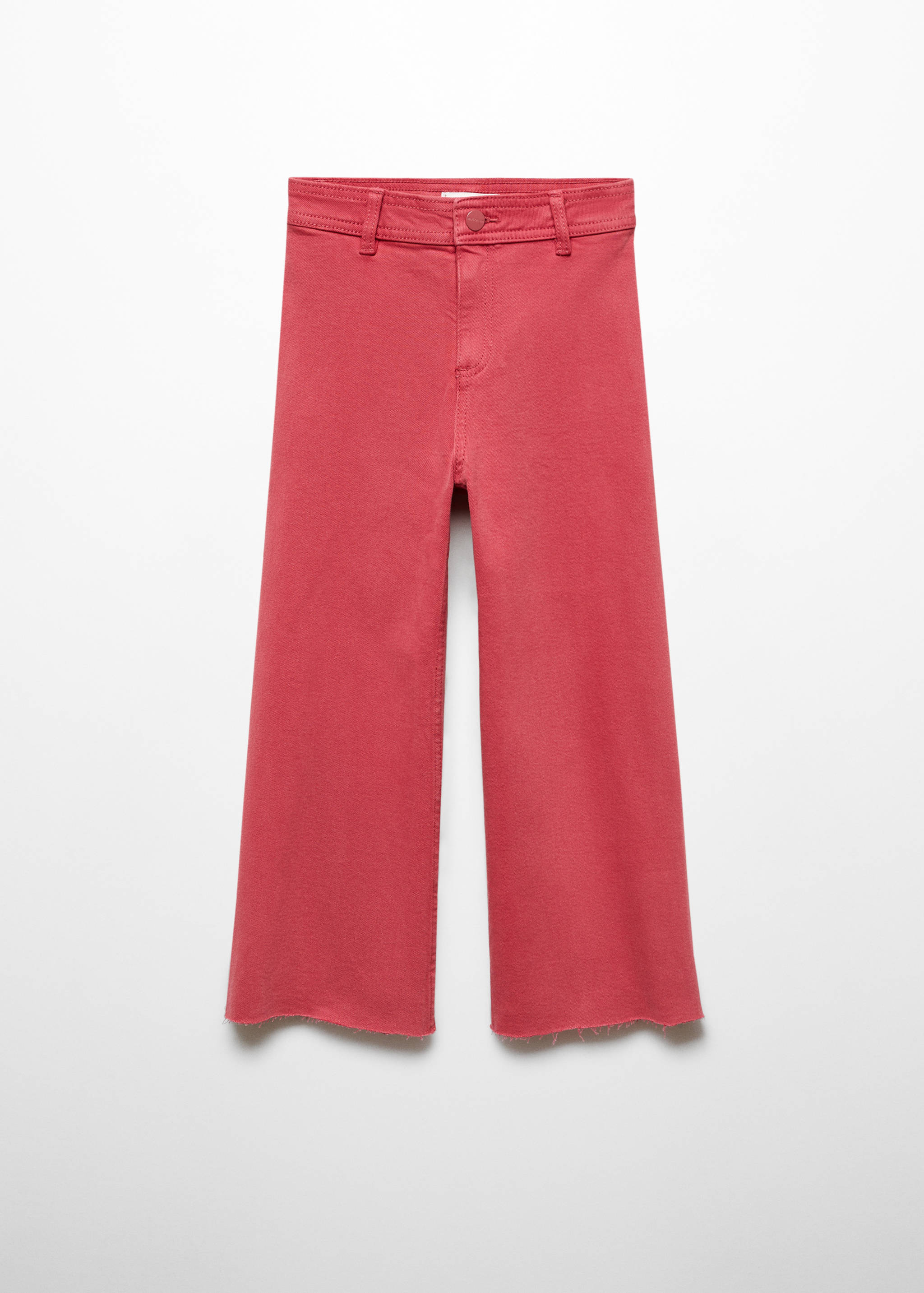 Frayed hem culotte jeans - Article without model