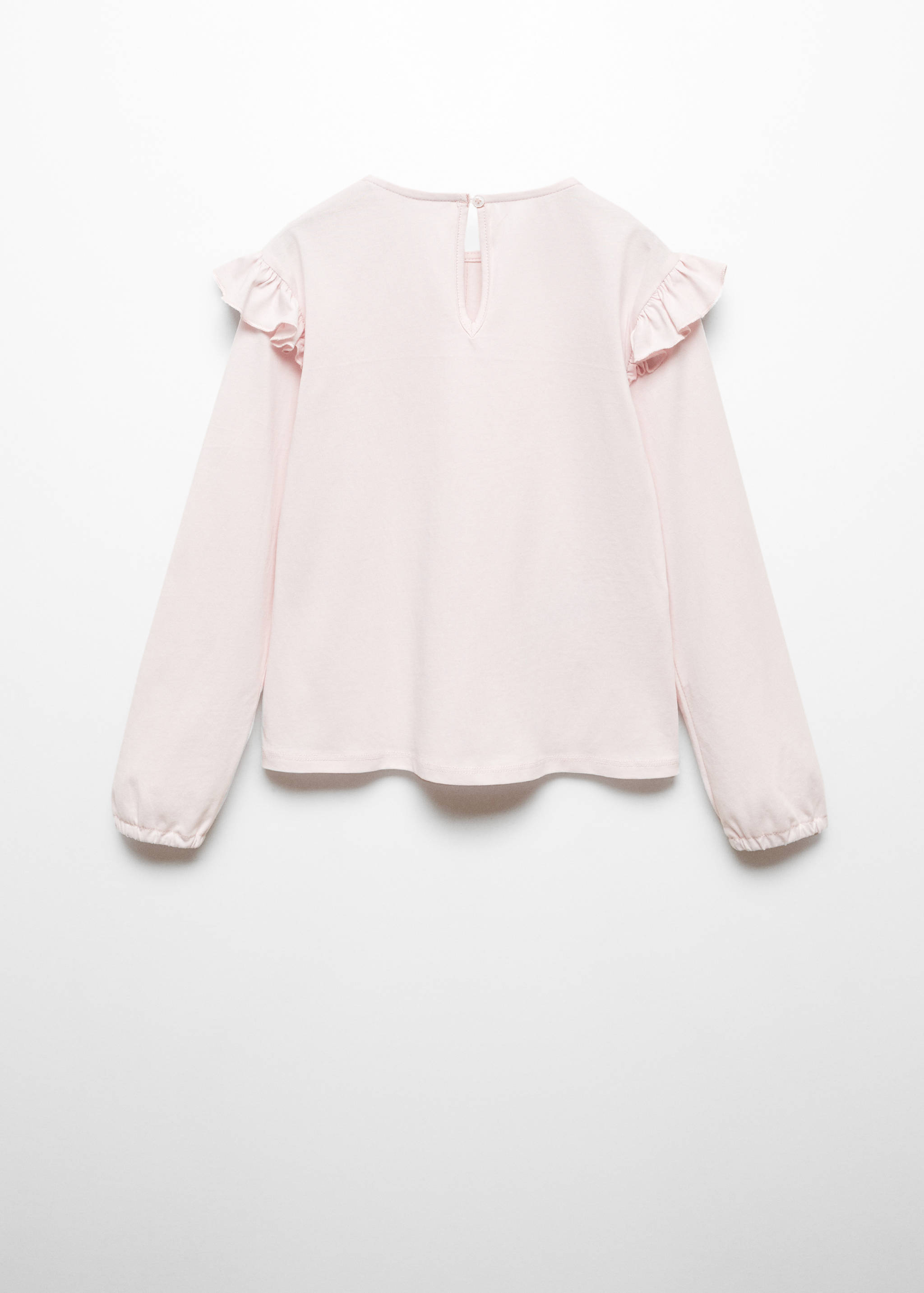 Camiseta manga larga volantes - Reverso del artículo