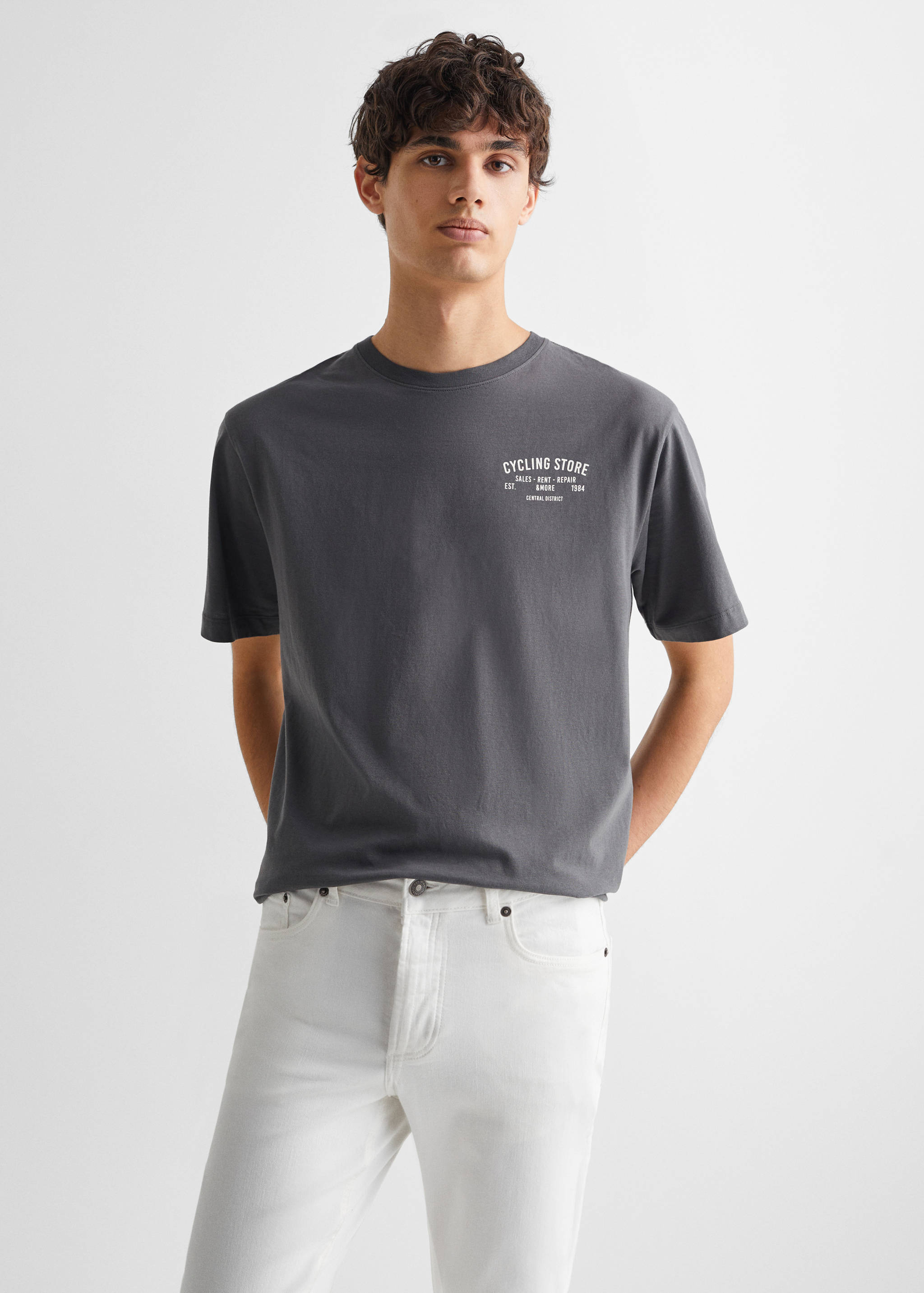 Slim-fit jeans - Medium plane