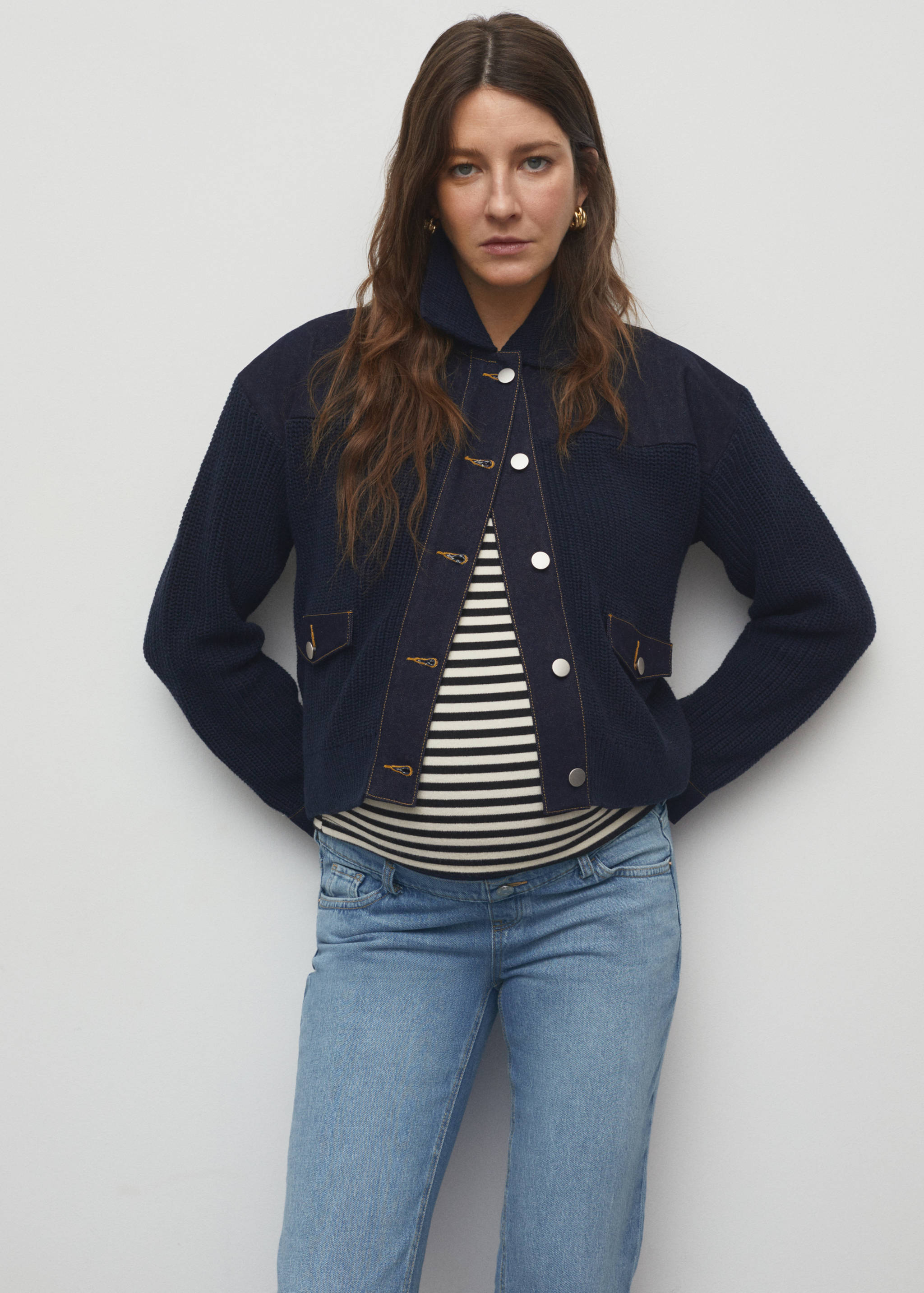 Прямые джинсы для будущей мамы - Деталь изделия 1