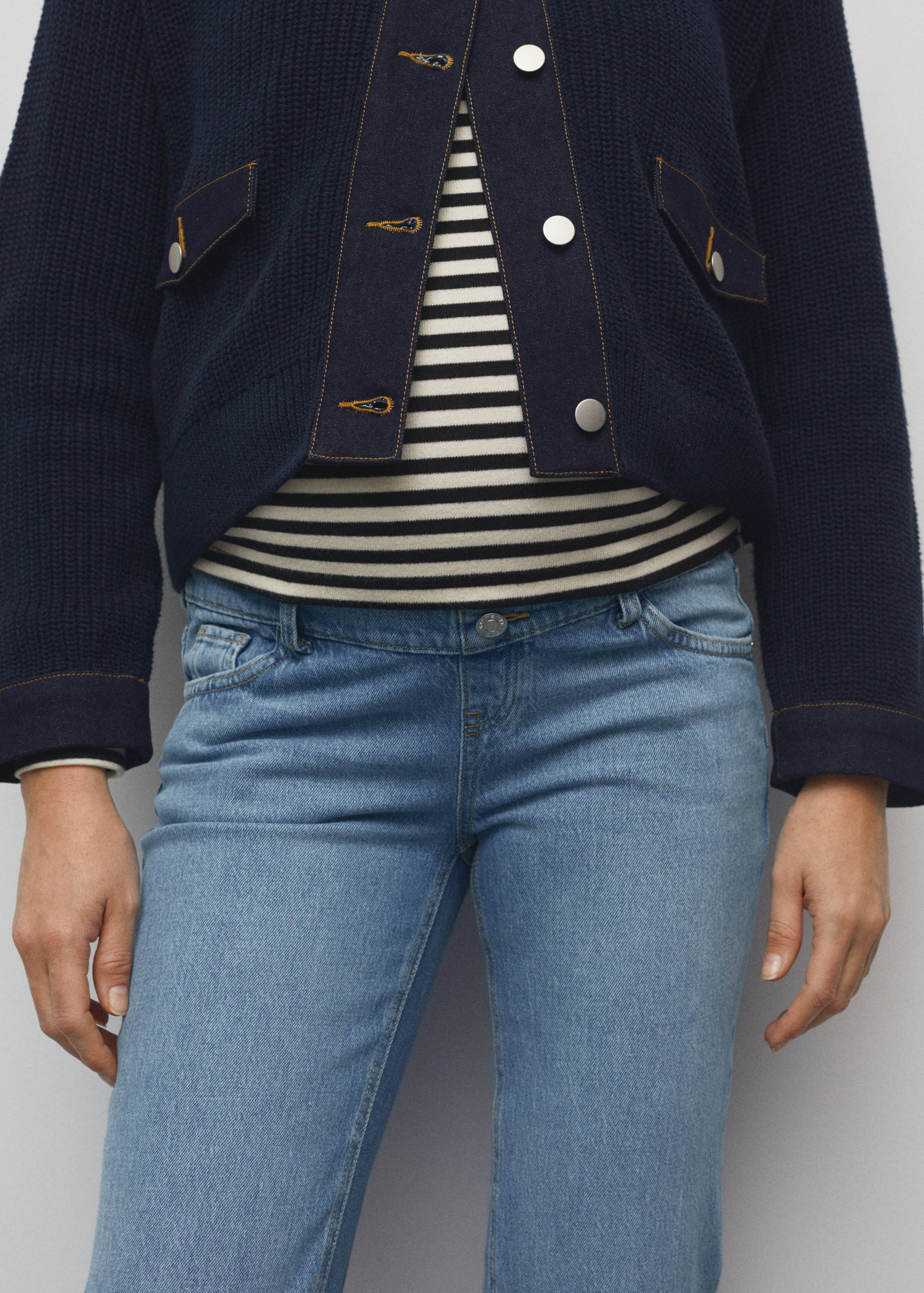 Прямые джинсы для будущей мамы - Деталь изделия 2