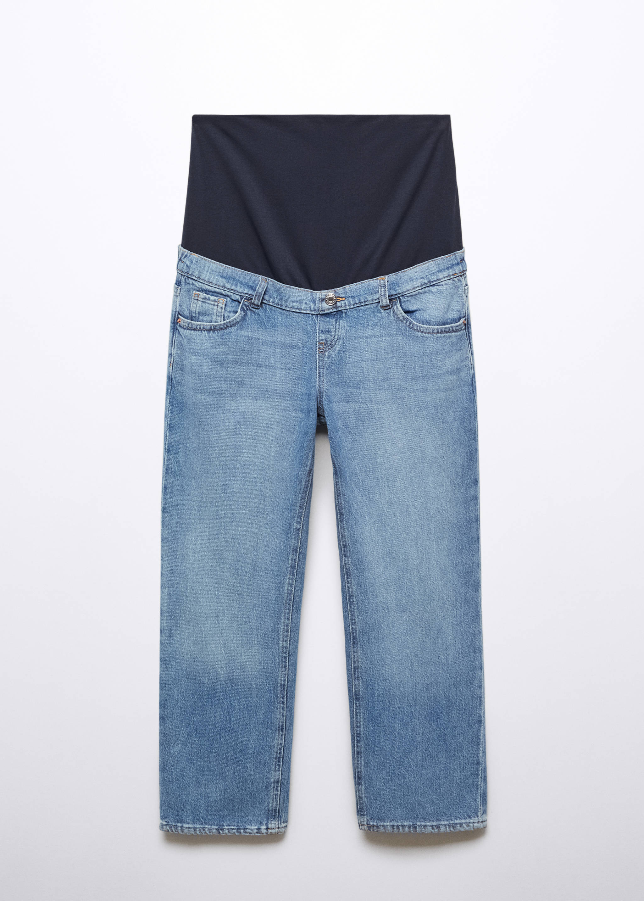 Прямые джинсы для будущей мамы - Изделие без модели