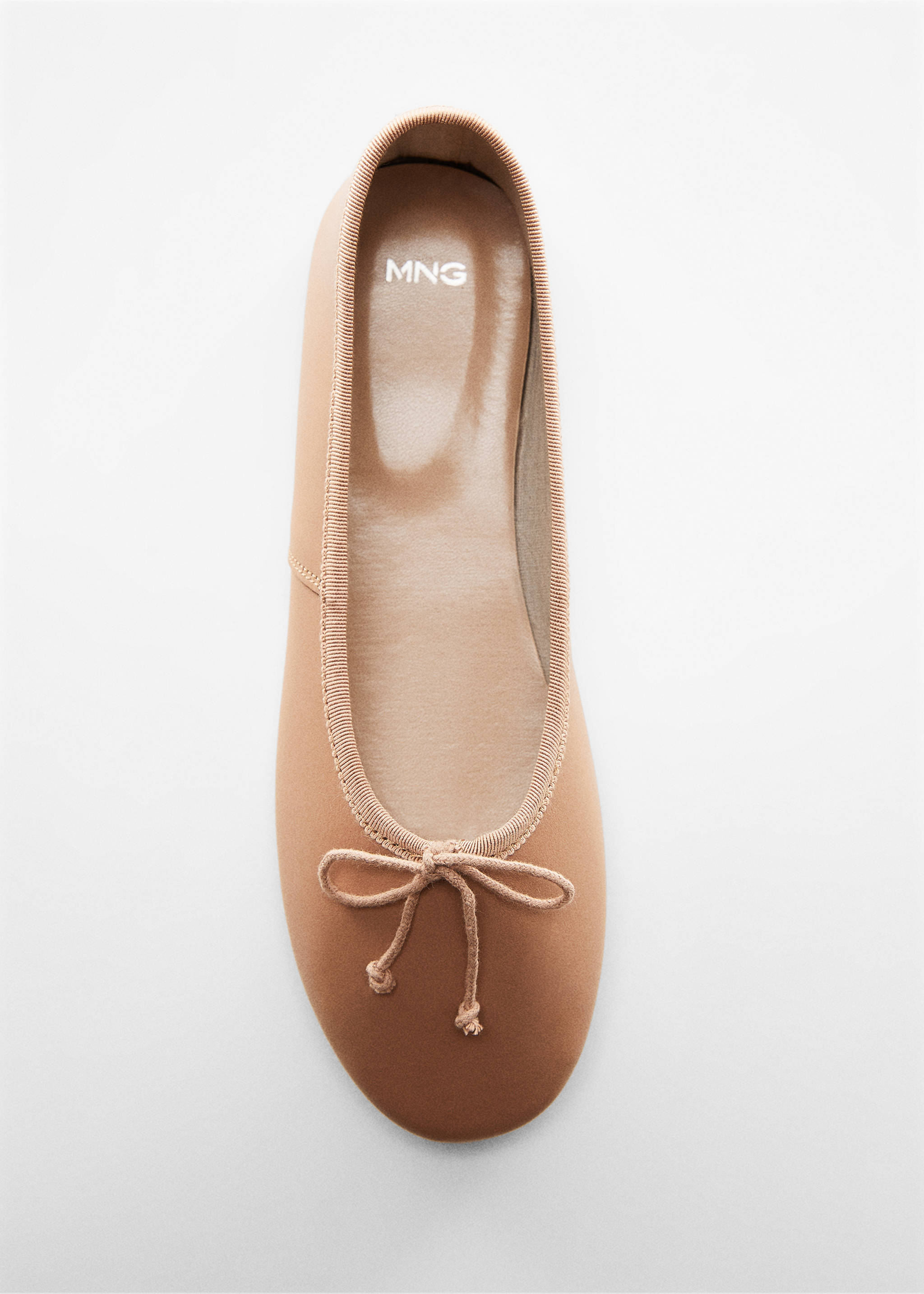 Leather ballet flats with bow - Details of the article 5