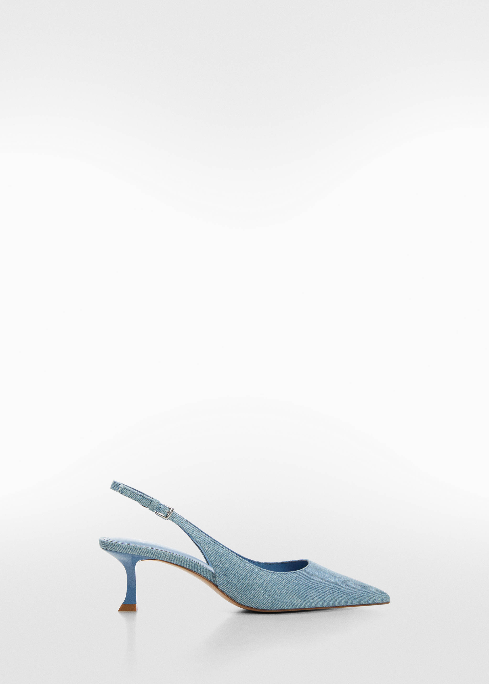 High-heeled denim shoes - Article without model