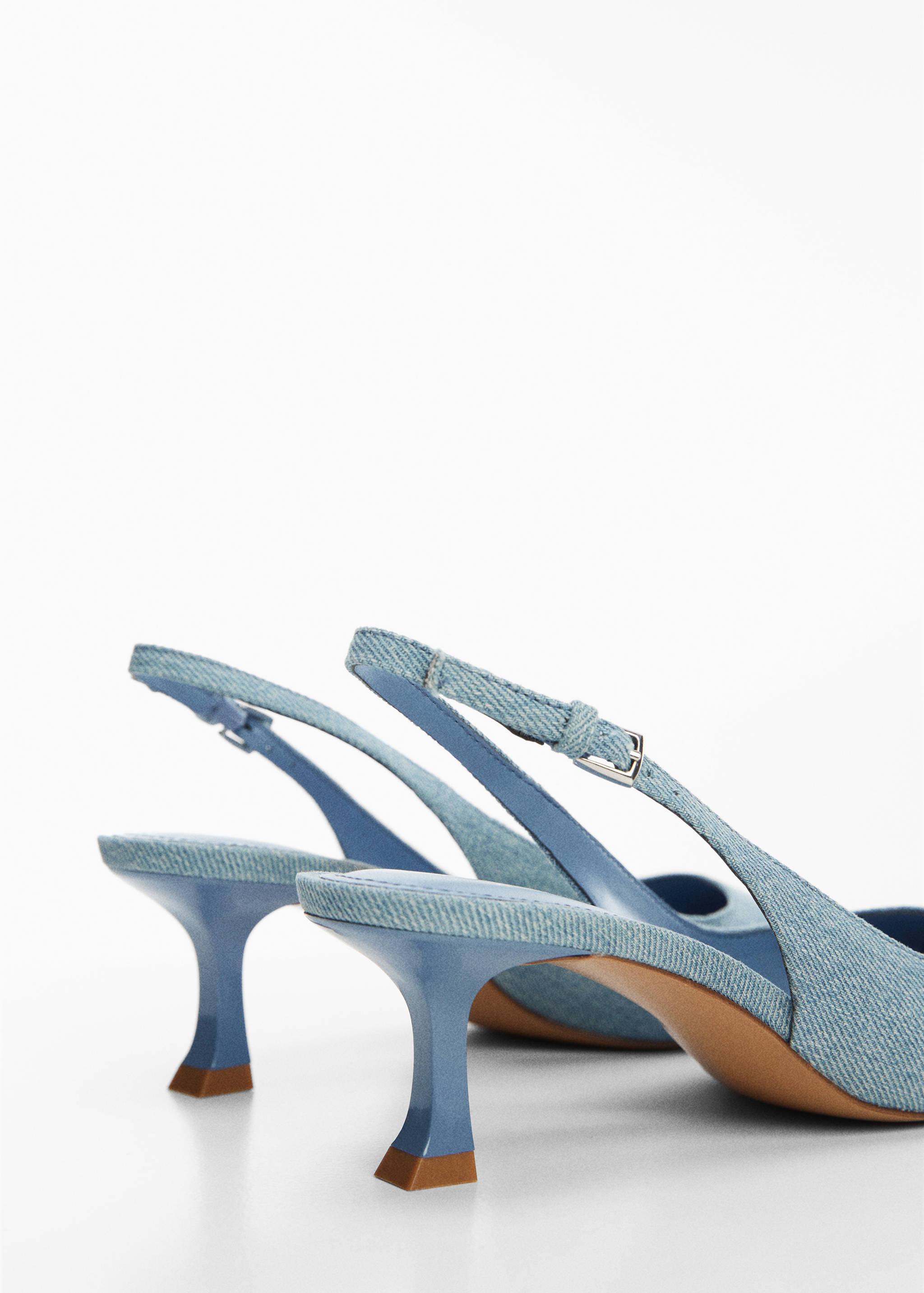 High-heeled denim shoes - Details of the article 1