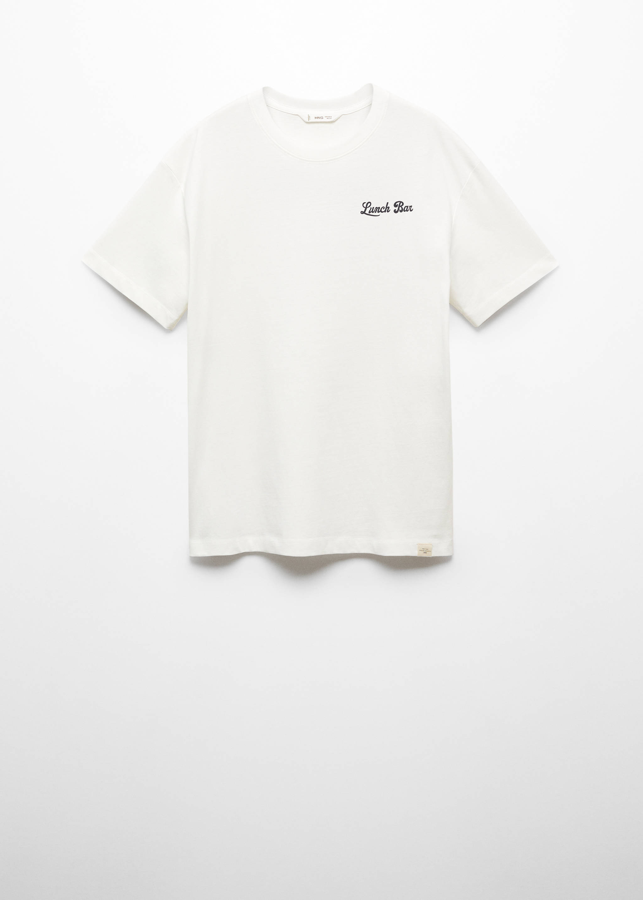 T-shirt message imprimé - Article sans modèle