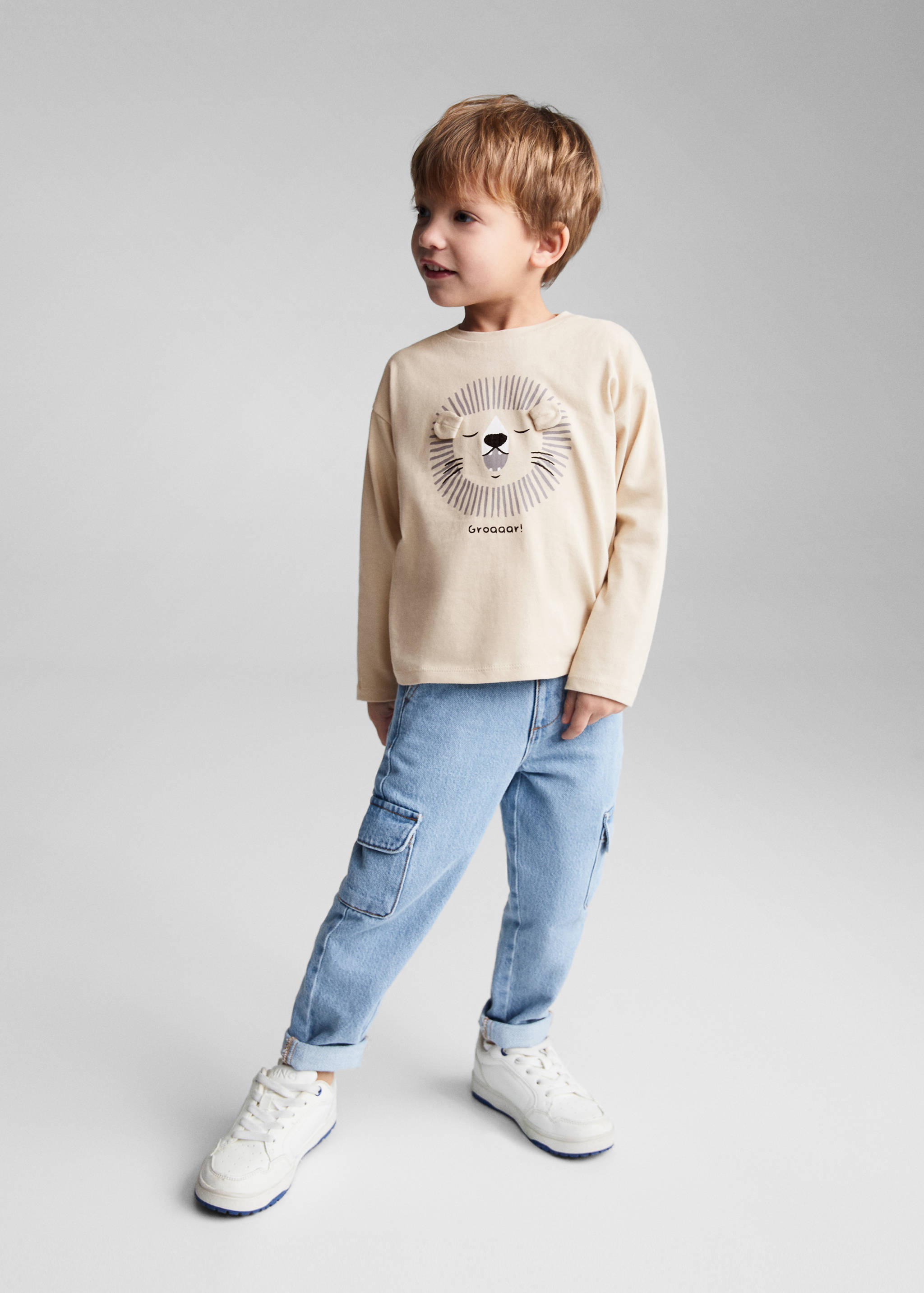 T-shirt motif imprimé - Plan général