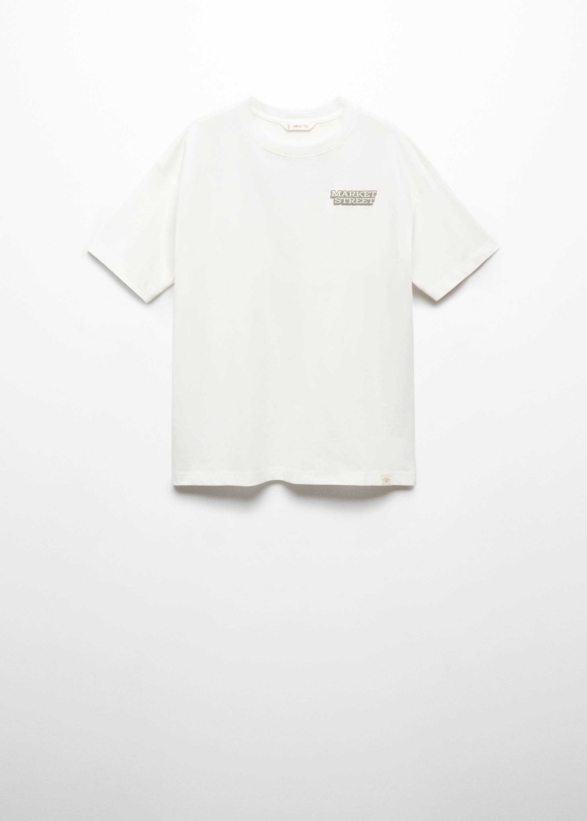 Printed message T-shirt - Article without model