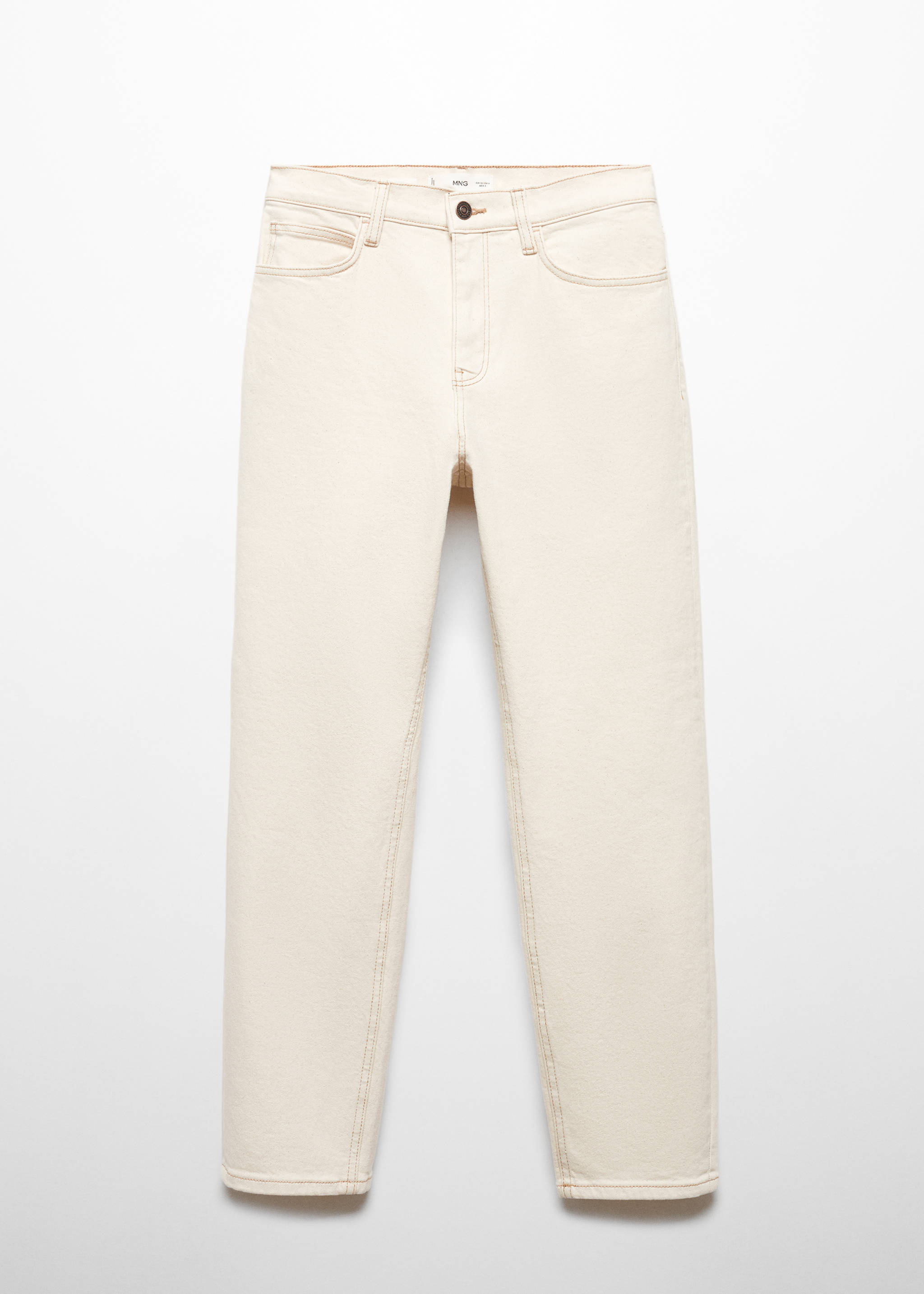 Jeans mom confort tiro alto - Artículo sin modelo