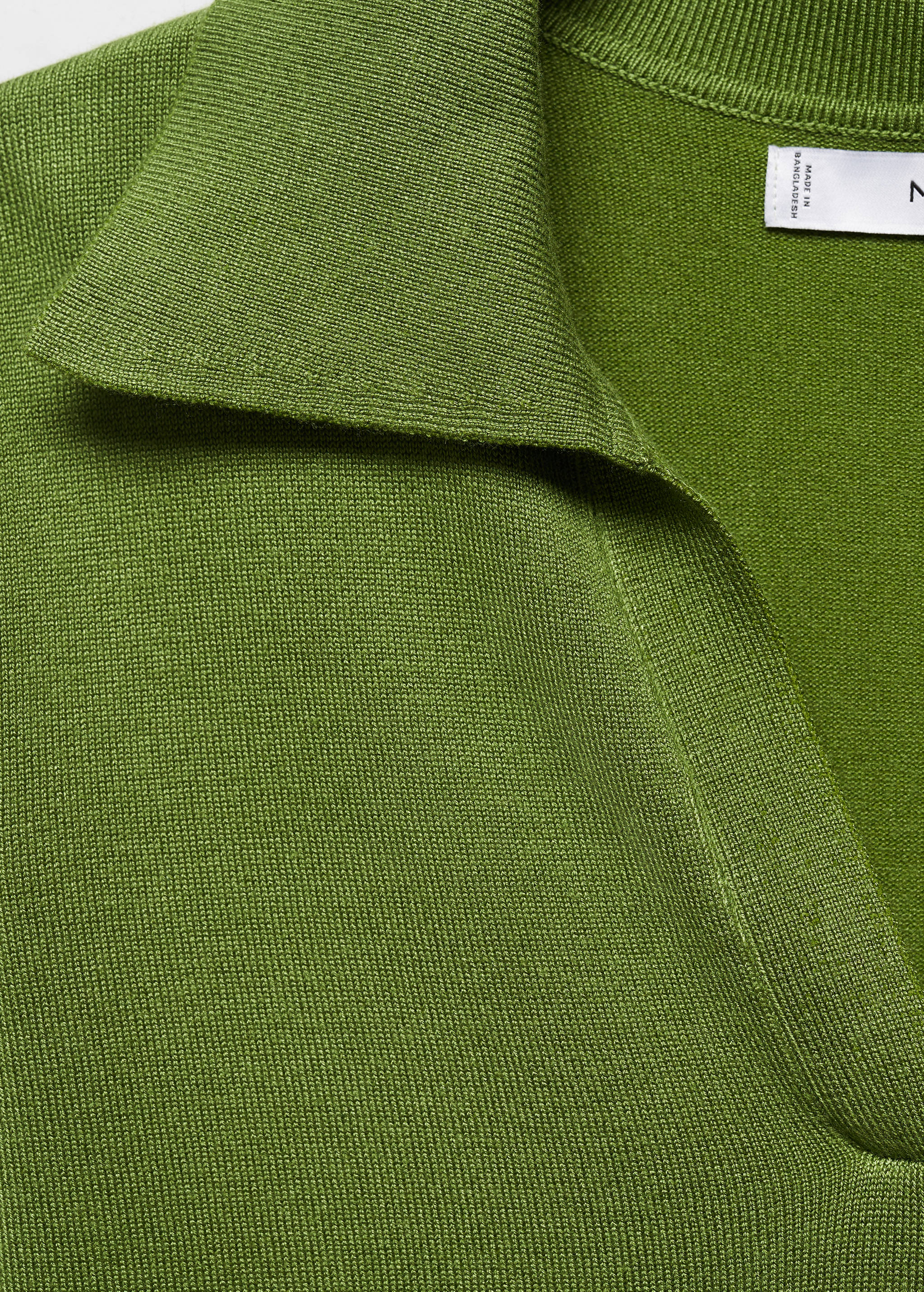 Knitted polo-neck sweater - Details of the article 8