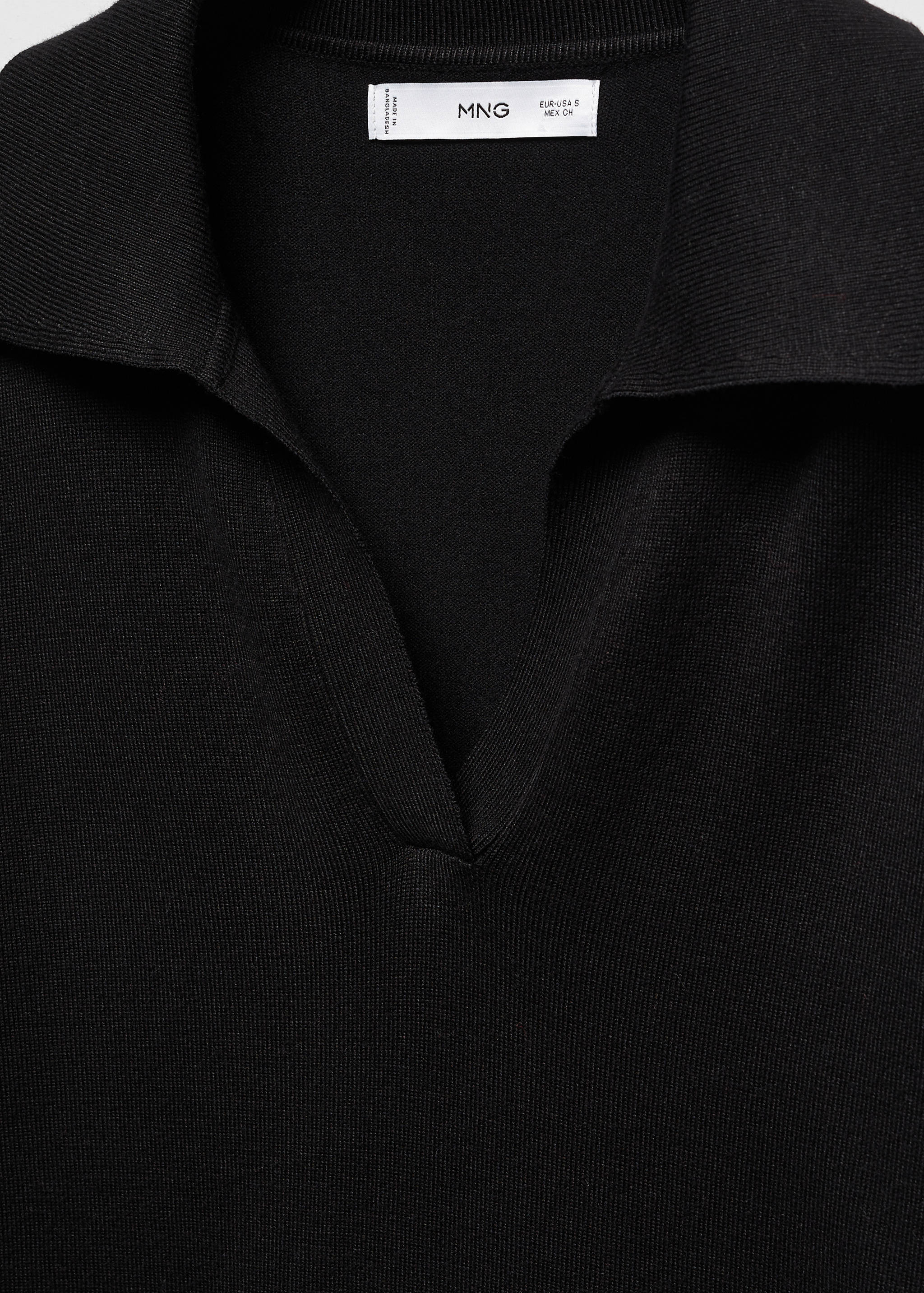 Knitted polo-neck sweater - Details of the article 8