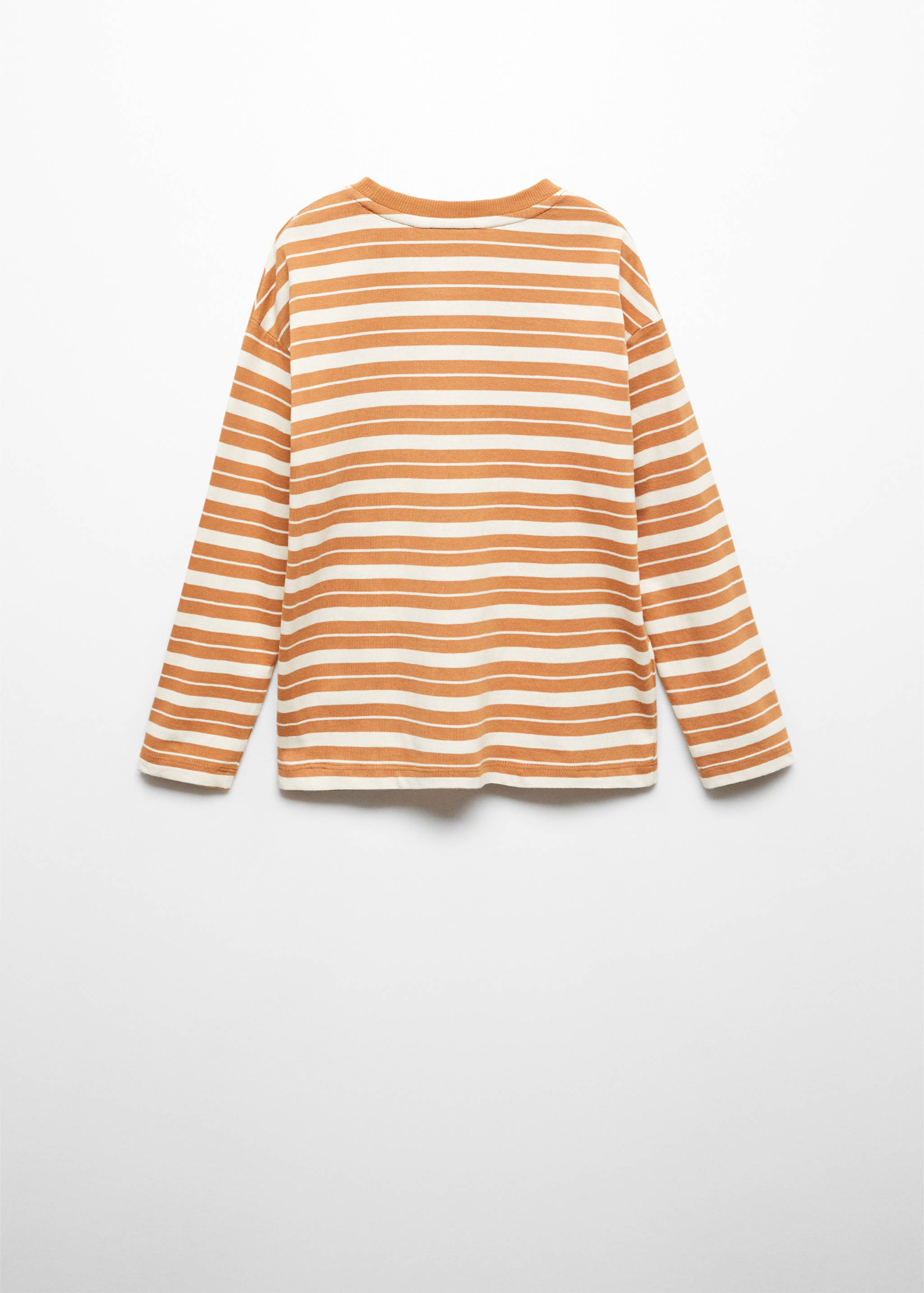 Striped long sleeves t-shirt - Reverse of the article