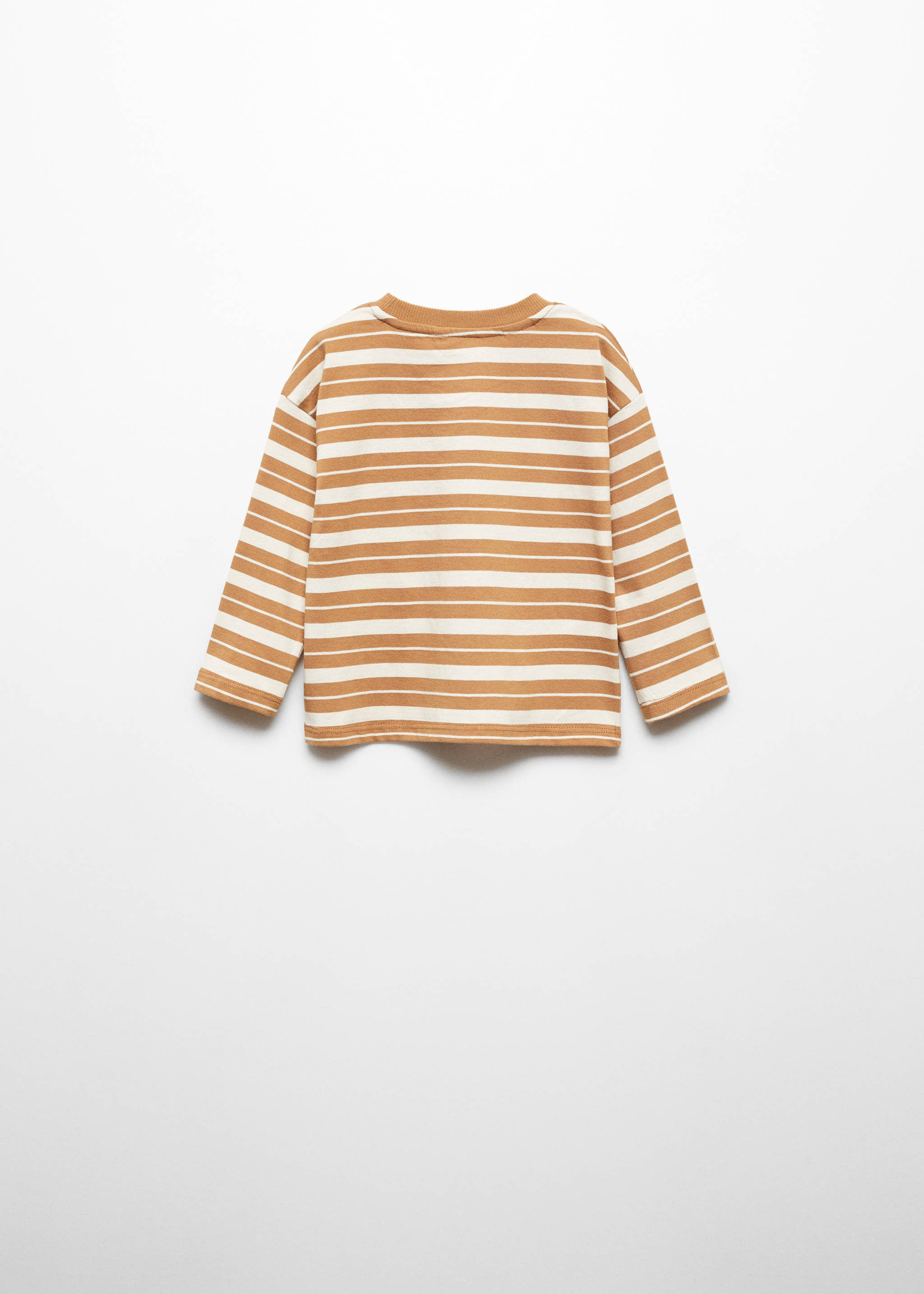 T-shirt coton à rayures - Verso de l’article