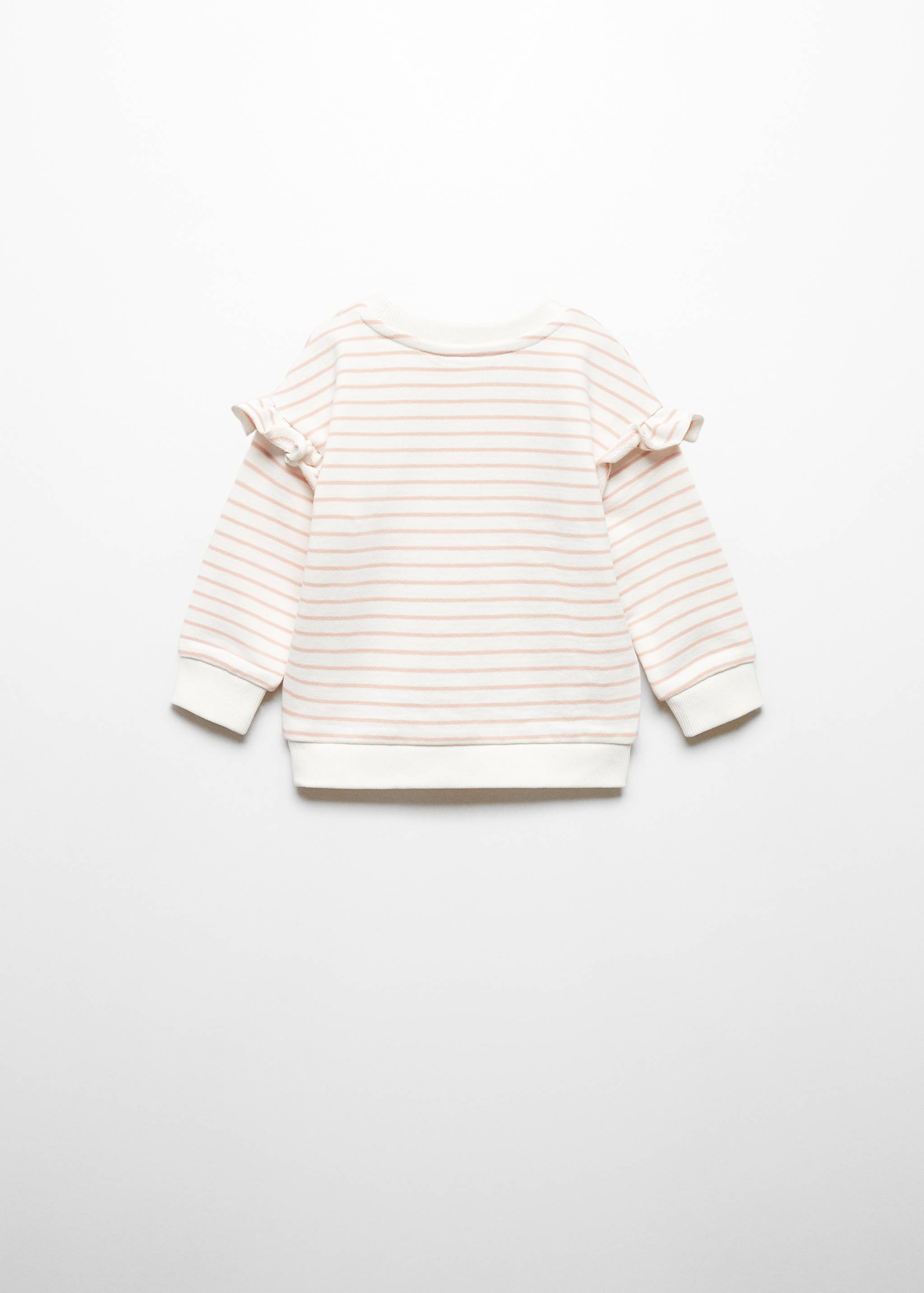 Sweat-shirt rayures volant - Verso de l’article
