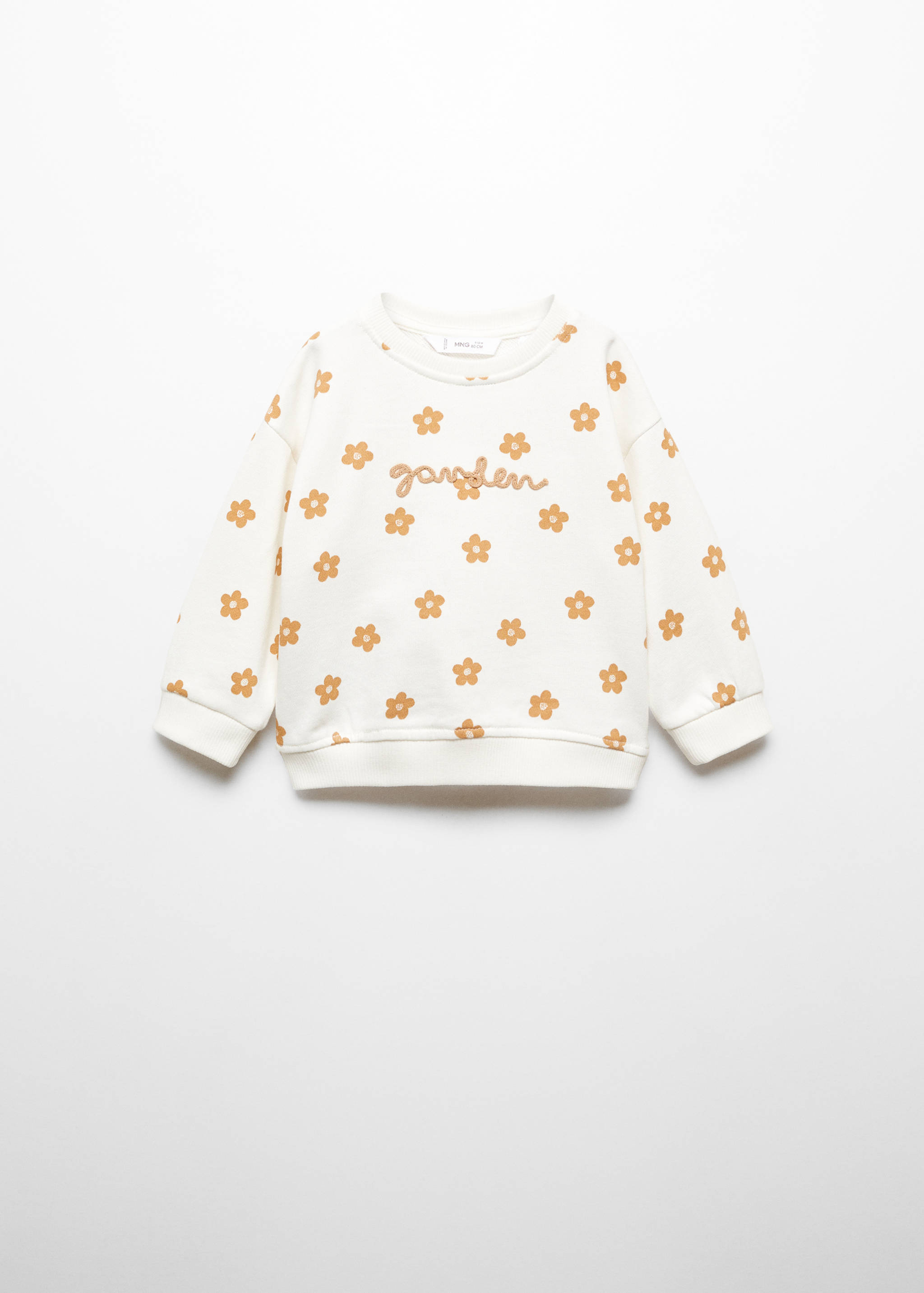 Sweat-shirt imprimé à fleurs - Article sans modèle