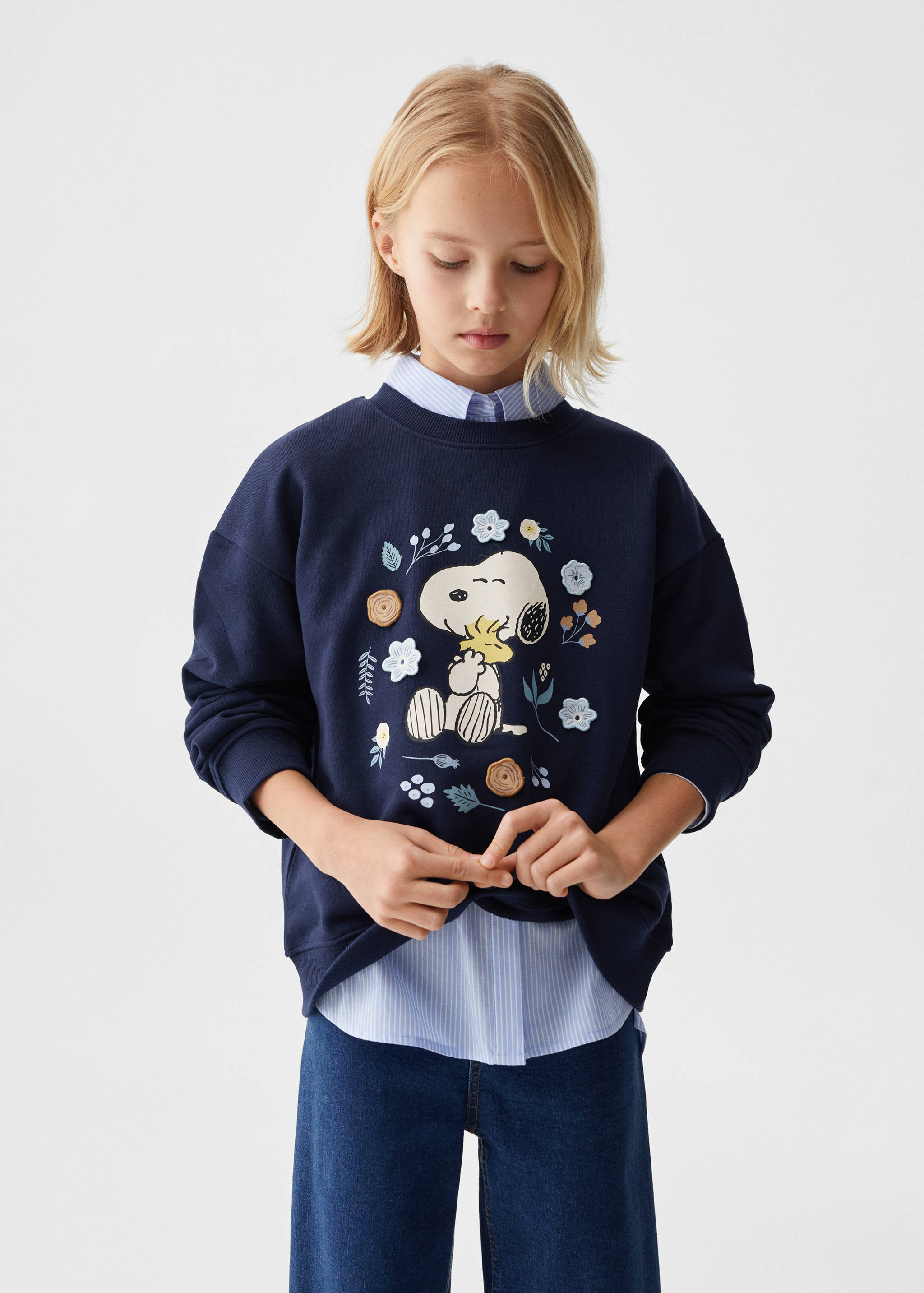 Sudadera estampada Snoopy - Plano medio