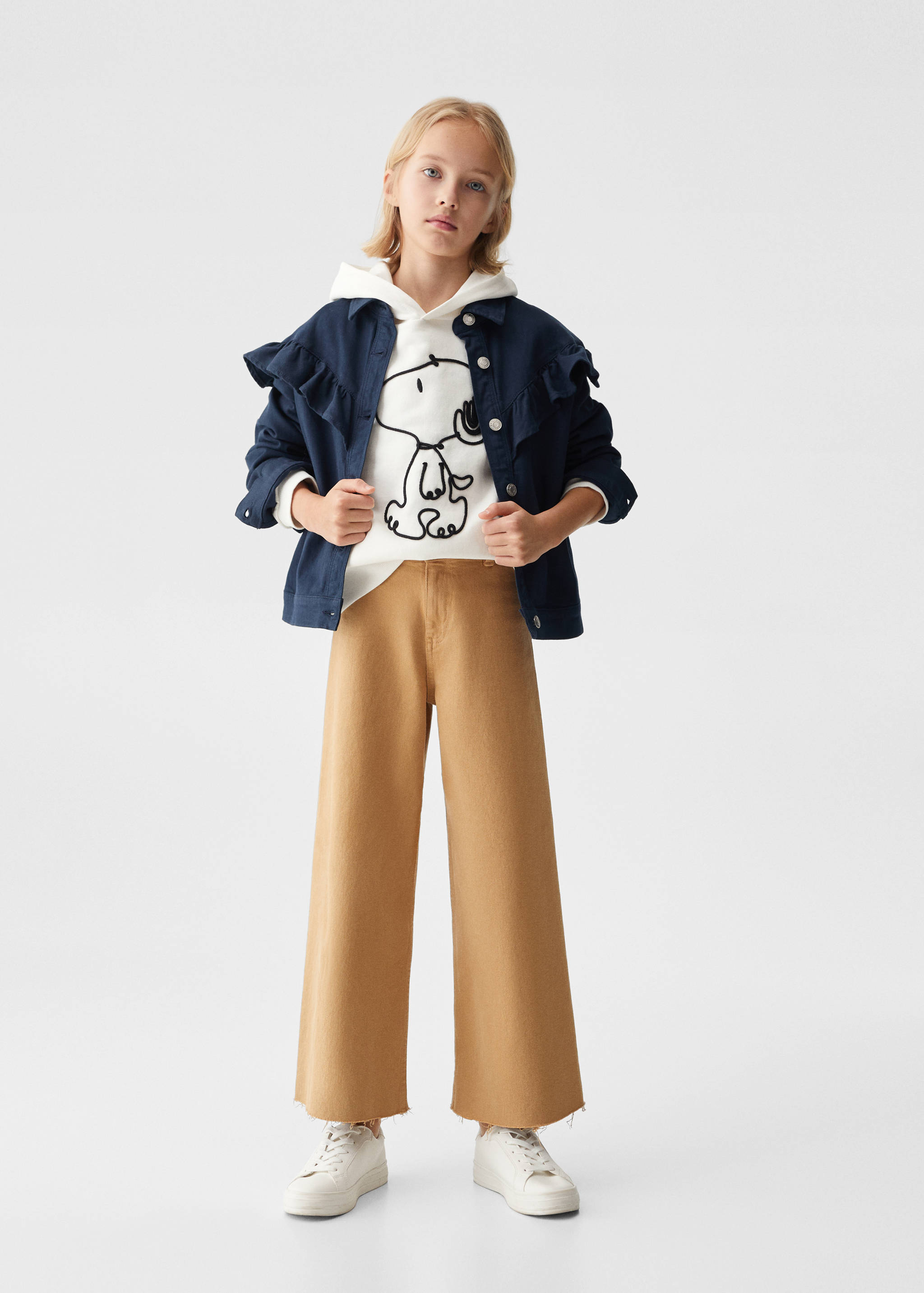 Sweat-shirt Snoopy capuche - Plan général