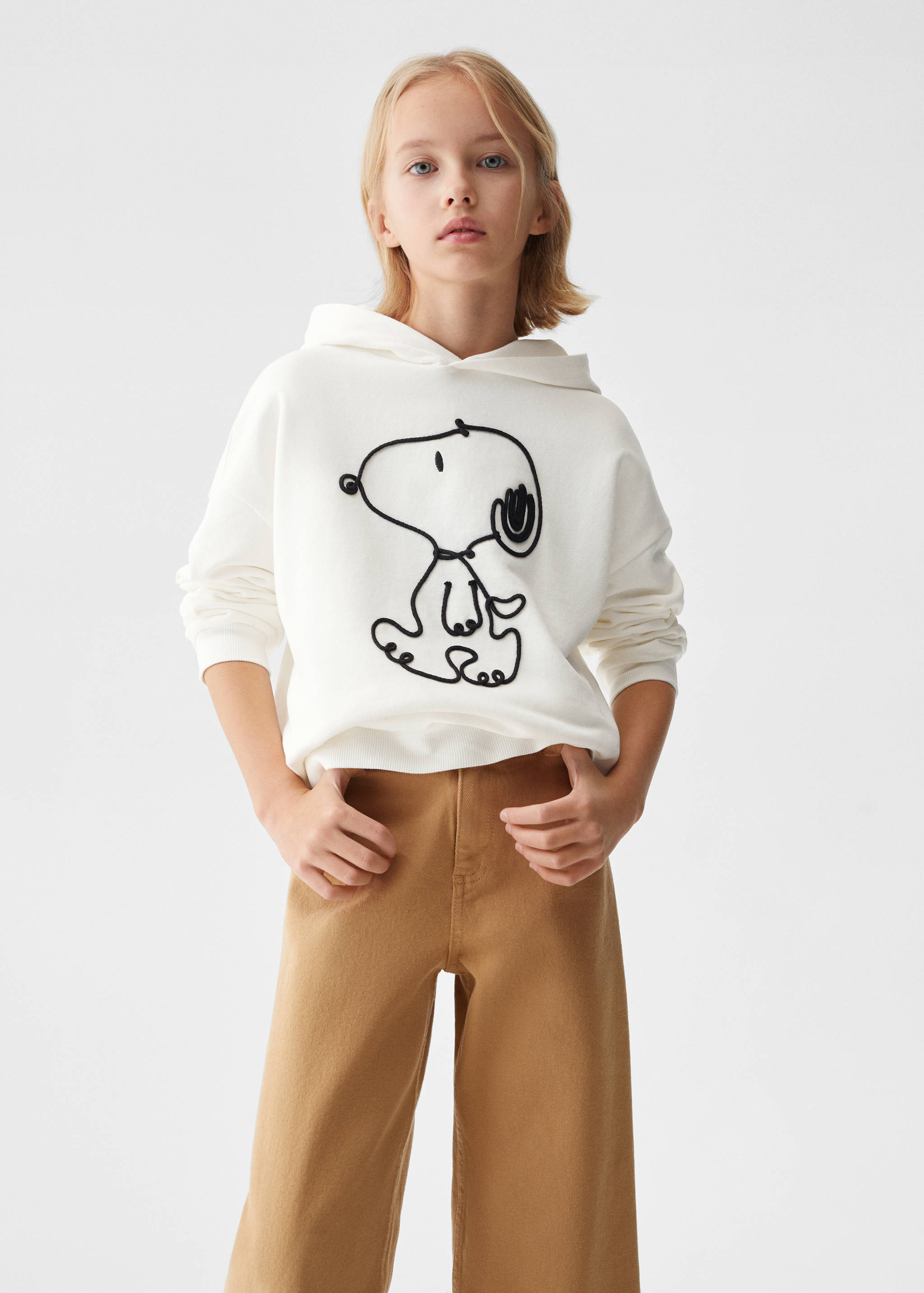 Sweat-shirt Snoopy capuche - Plan moyen