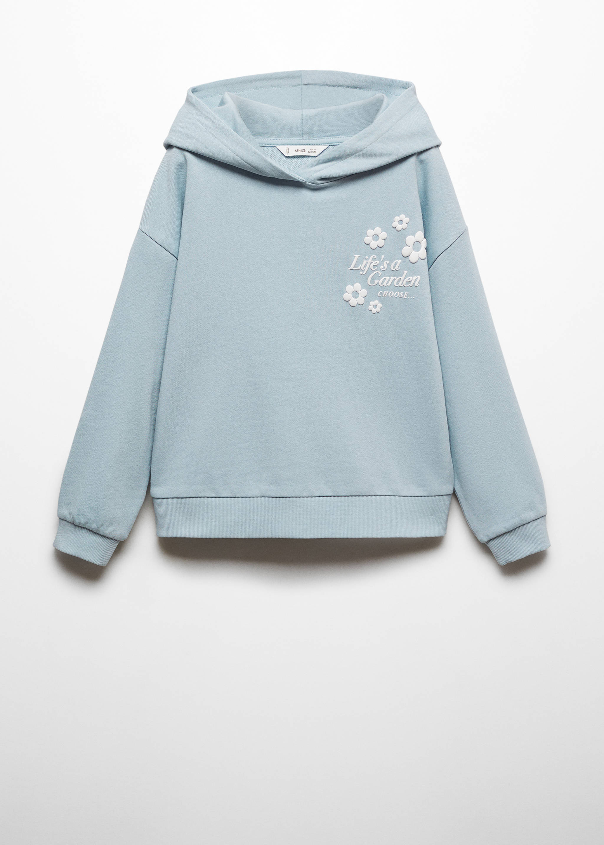Baumwoll-Sweatshirt mit Aufschrift - Artikel ohne Model