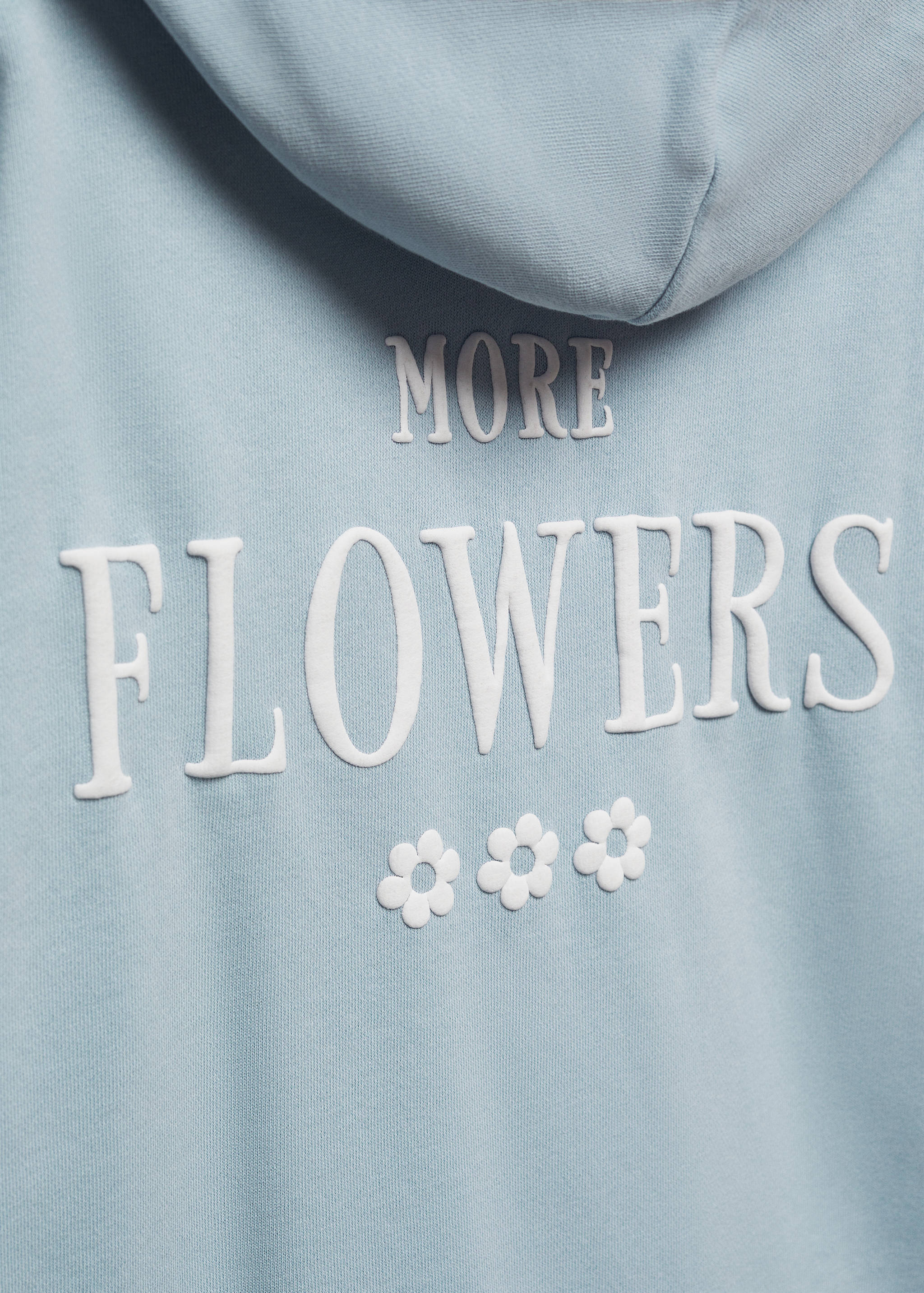 Baumwoll-Sweatshirt mit Aufschrift - Detail des Artikels 8