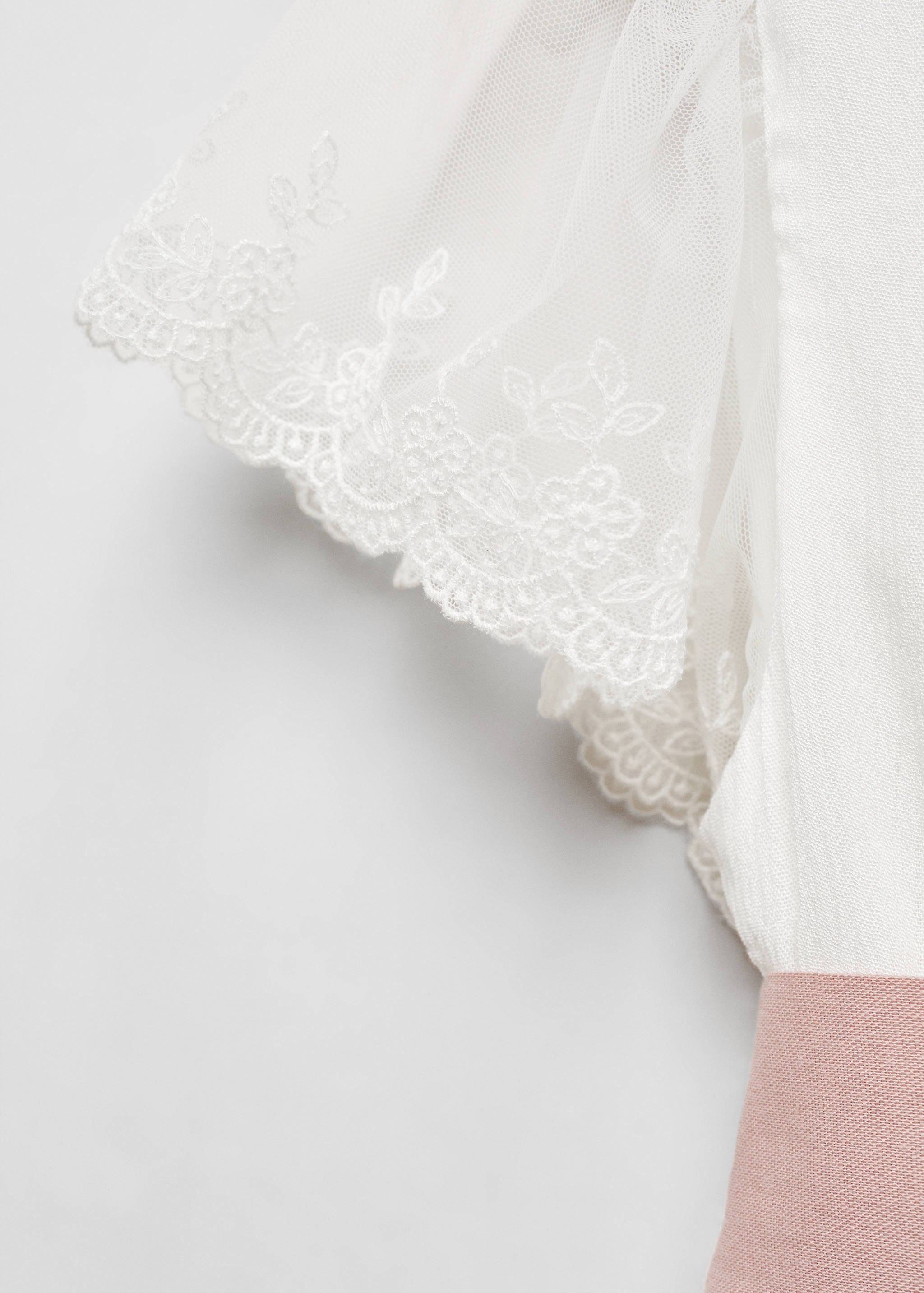 Bow embroidered dress - Details of the article 8