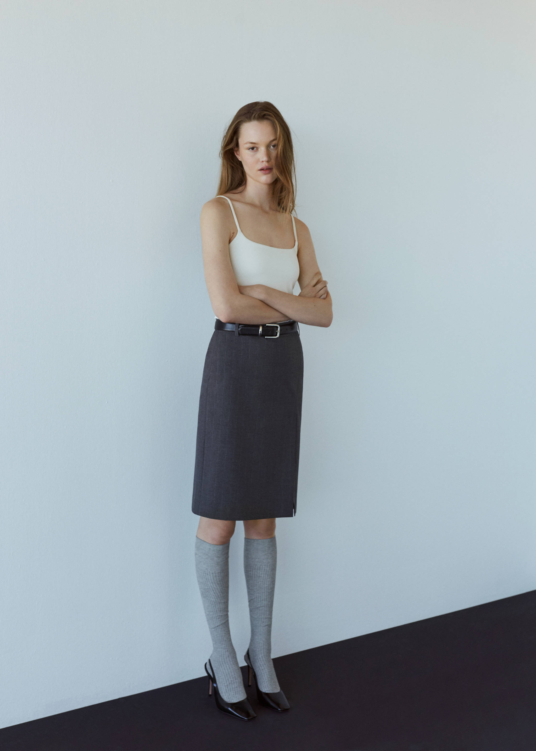 Sling back leather shoes - Details of the article 9