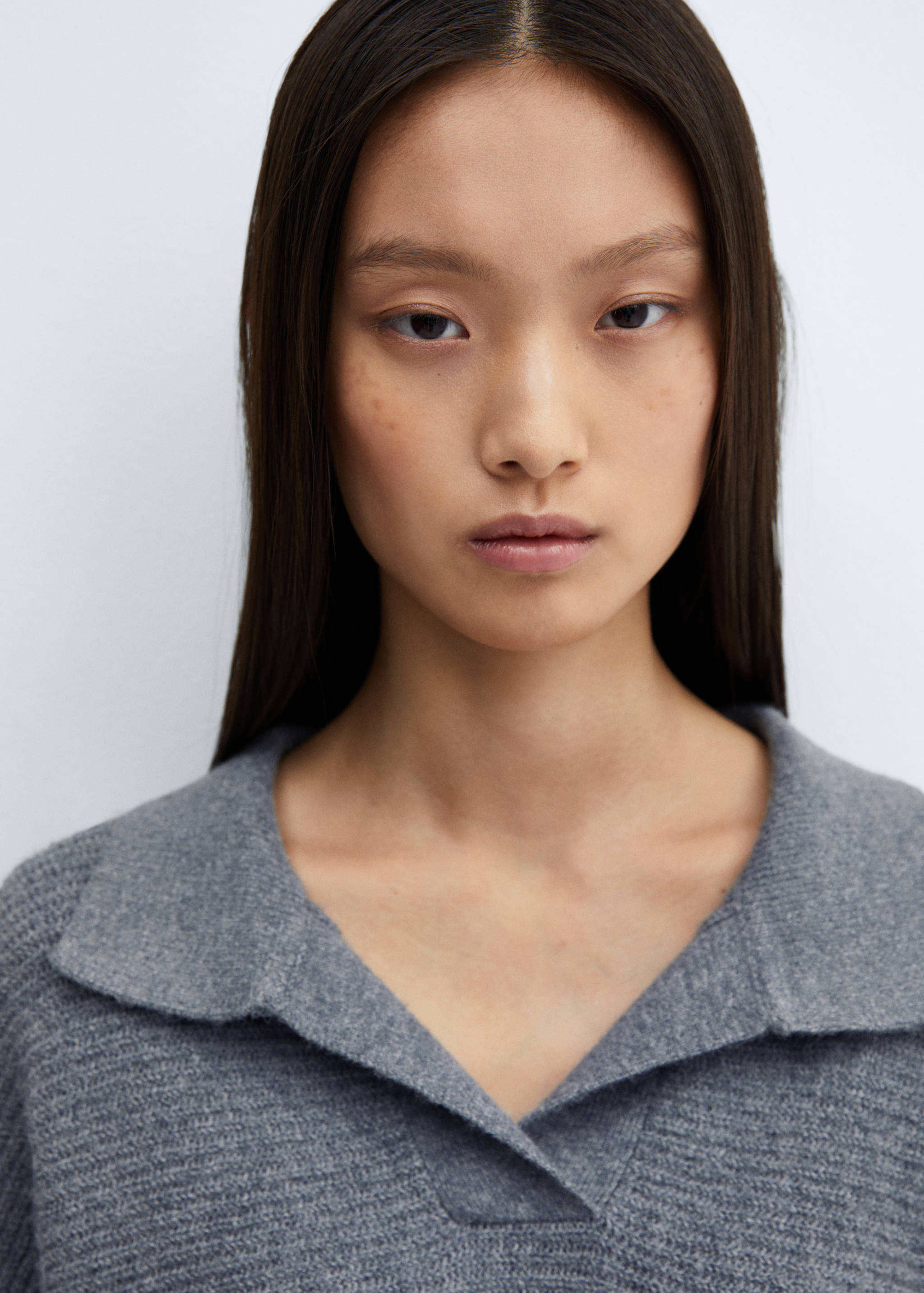 Oversized knitted sweater - Details of the article 1