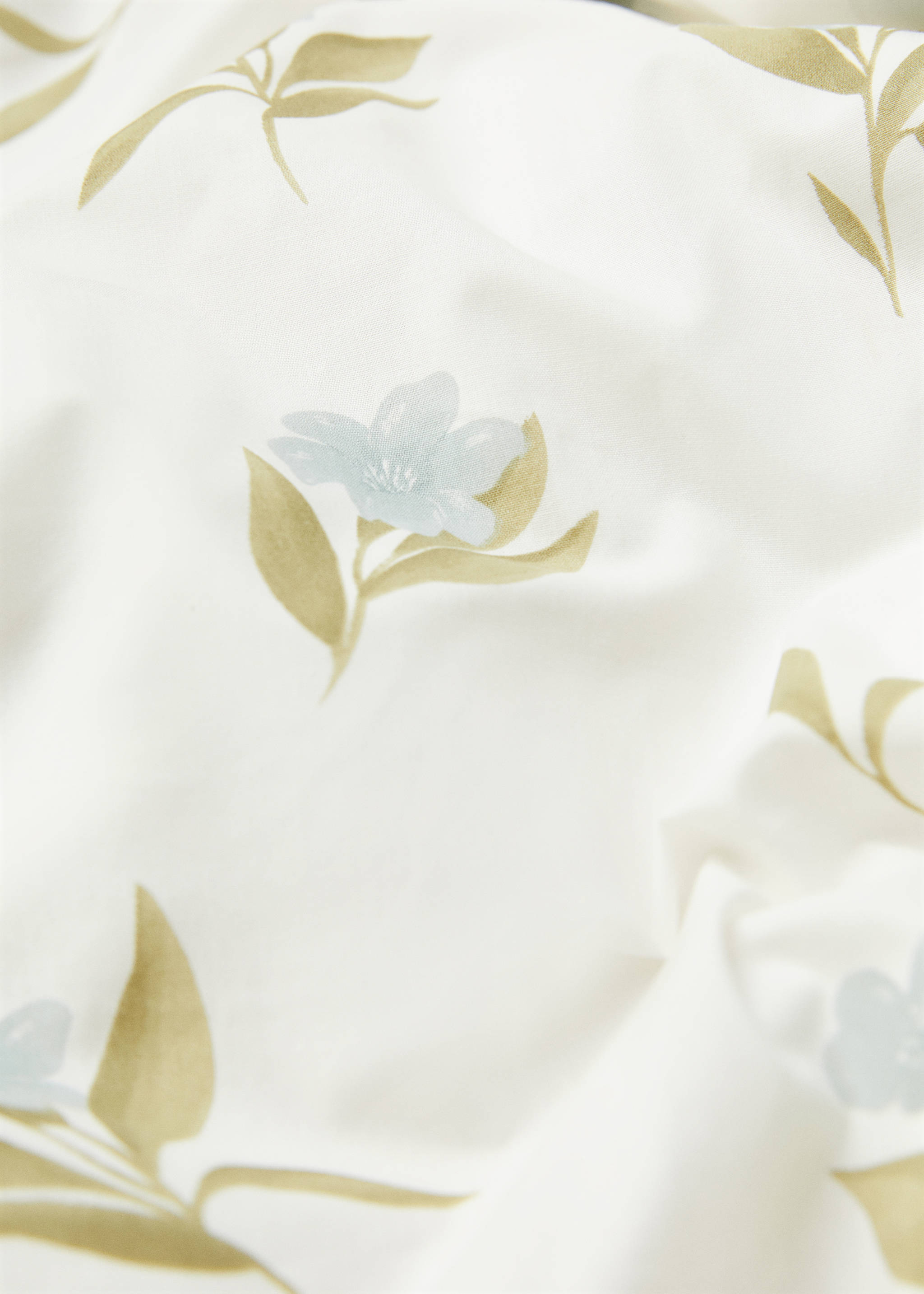 Housse de couette micro imprimé à fleurs Lit 150cm - Détail de l'article 2