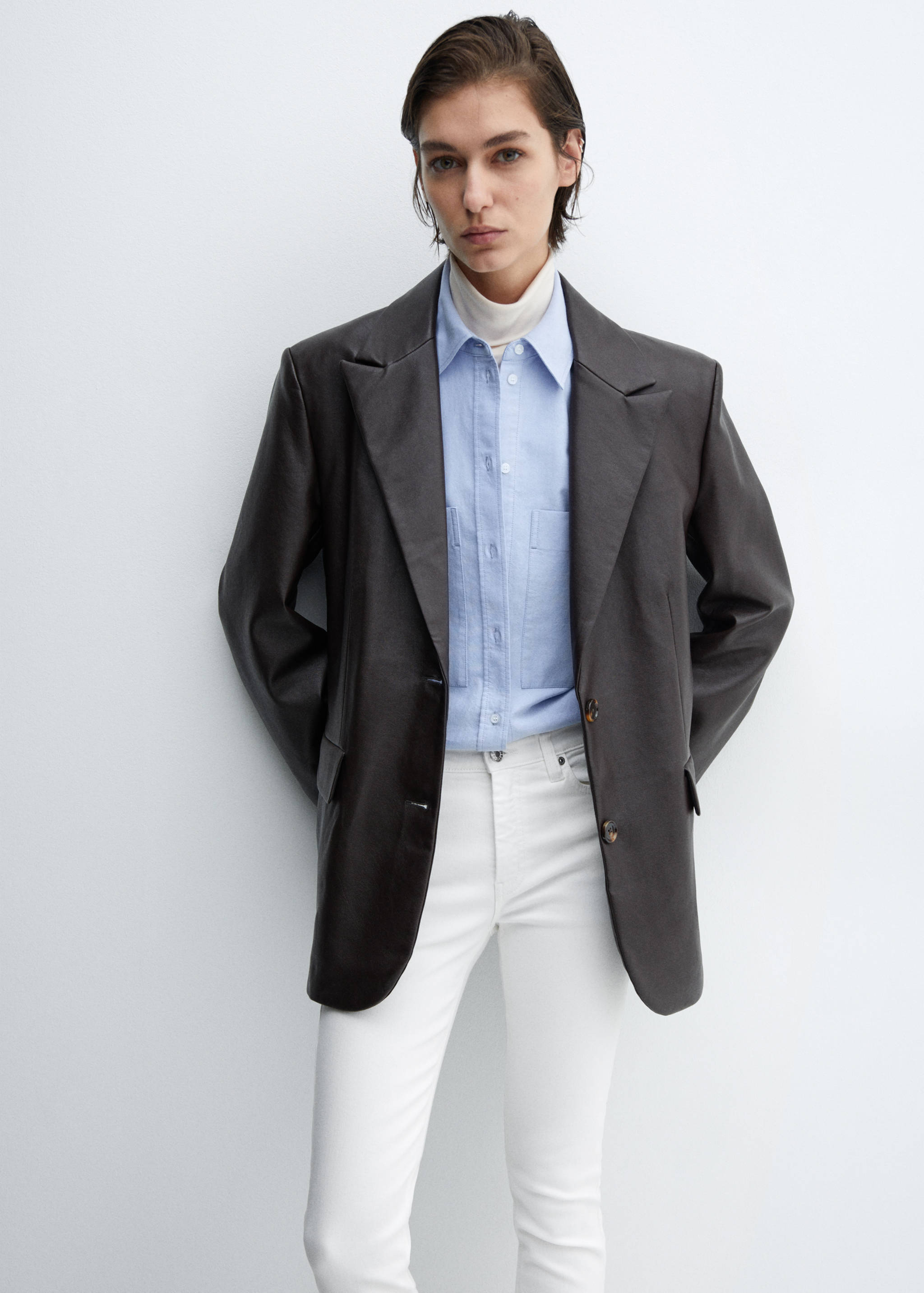 Укороченные джинсы-скинни - Деталь изделия 1