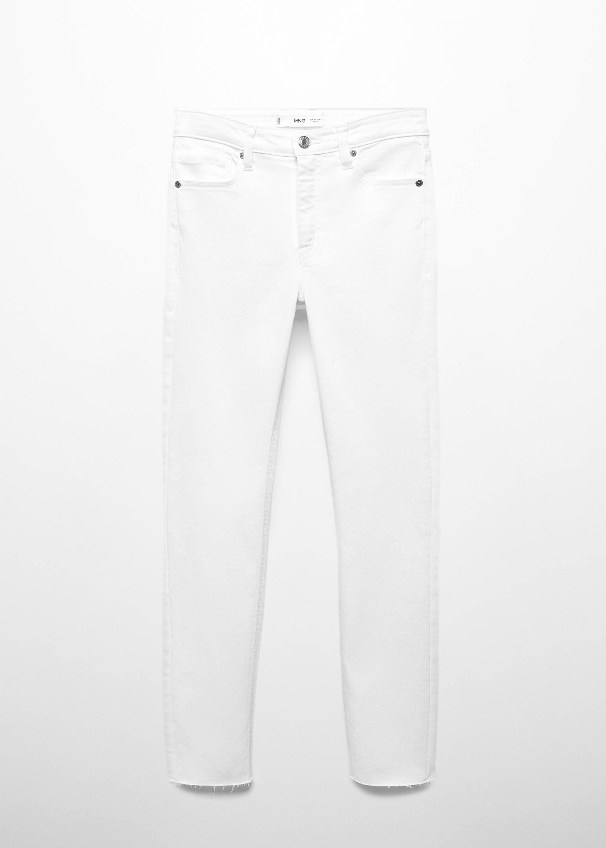 Укороченные джинсы-скинни - Изделие без модели