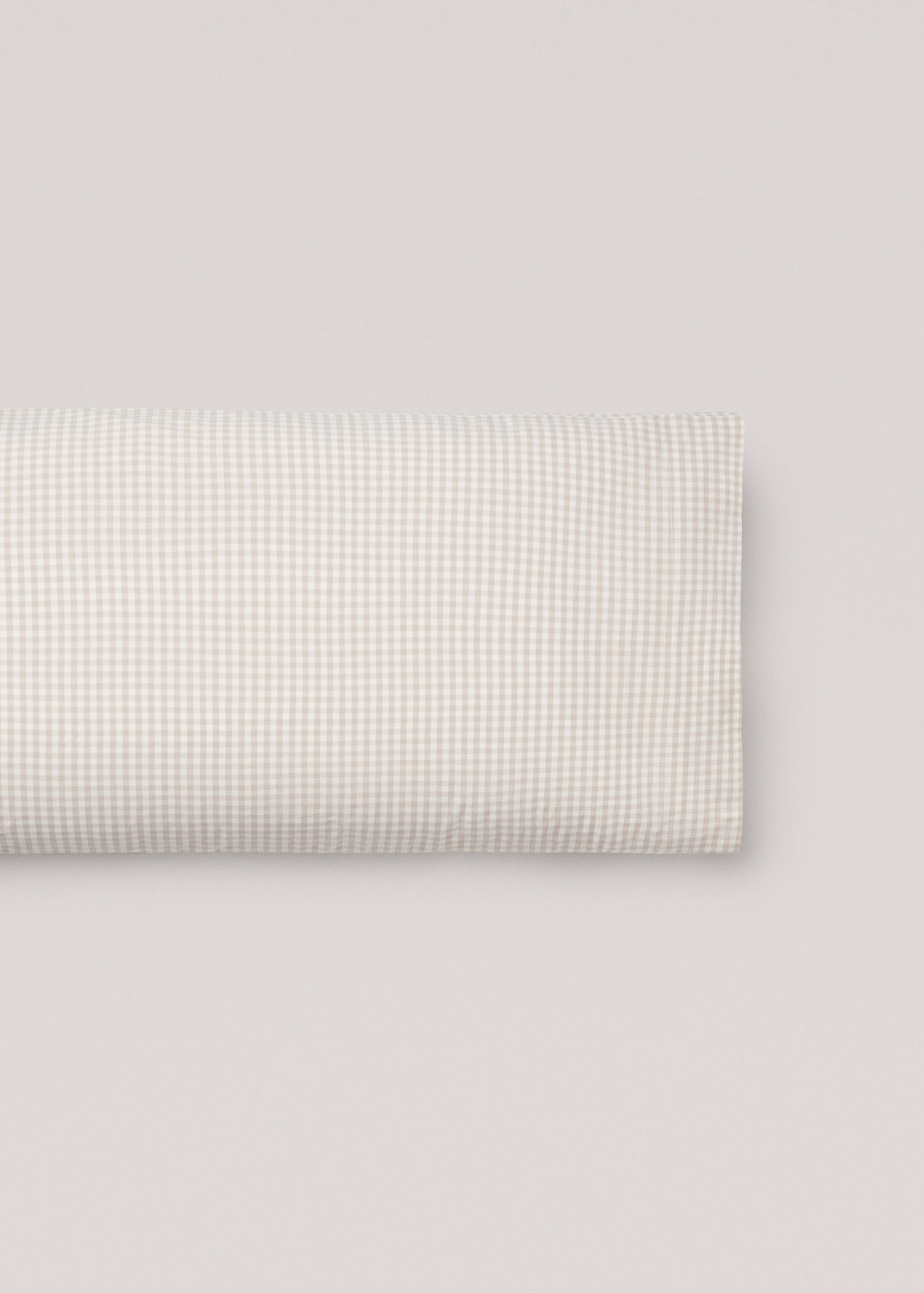 Vichy printed pillowcase 45x110cm - Article without model