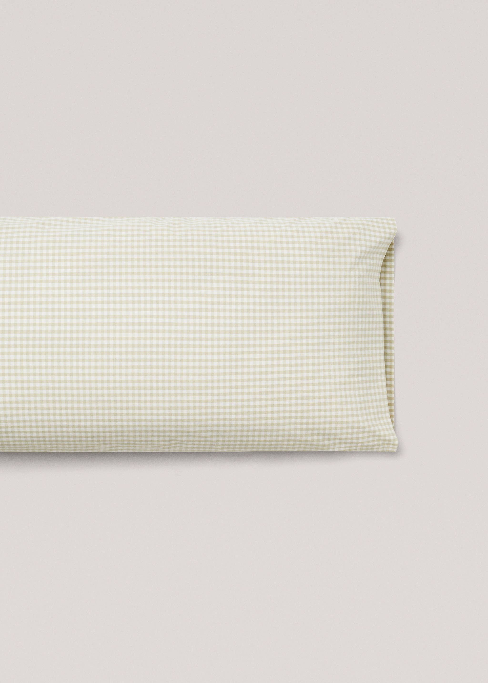 Vichy printed pillowcase 45x110cm - Article without model