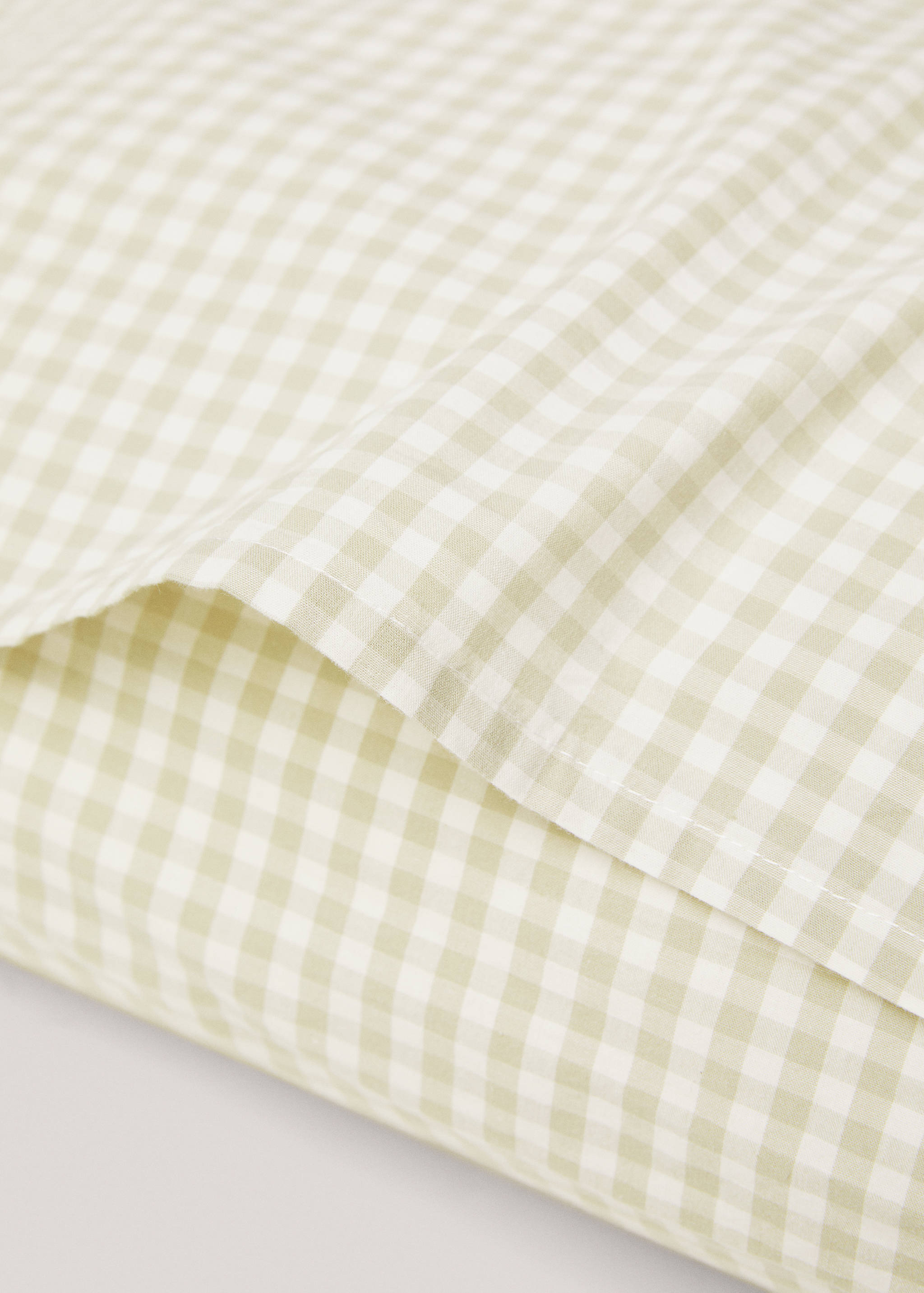 Vichy printed pillowcase 45x110cm - Details of the article 3