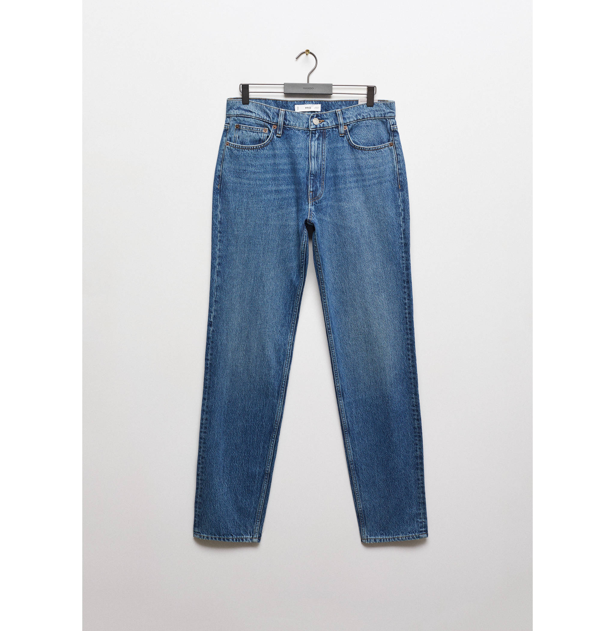 Straight-fit jeans met medium wassing - Artikel zonder model